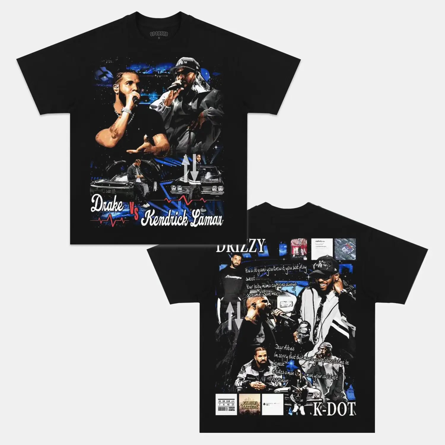 DRAKE VS KDOT V6 TEE