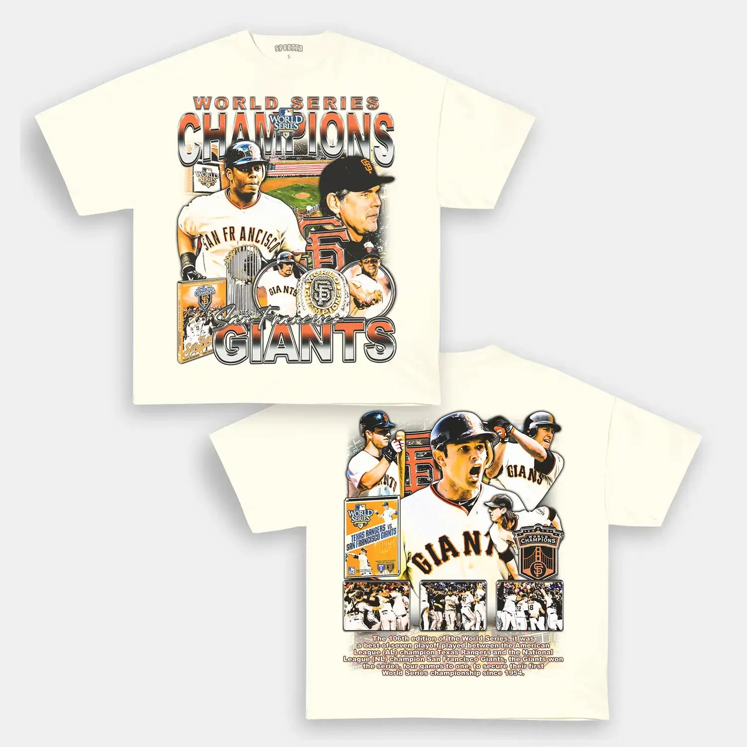 2010 WORLD SERIES CHAMPS - GIANTS TEE