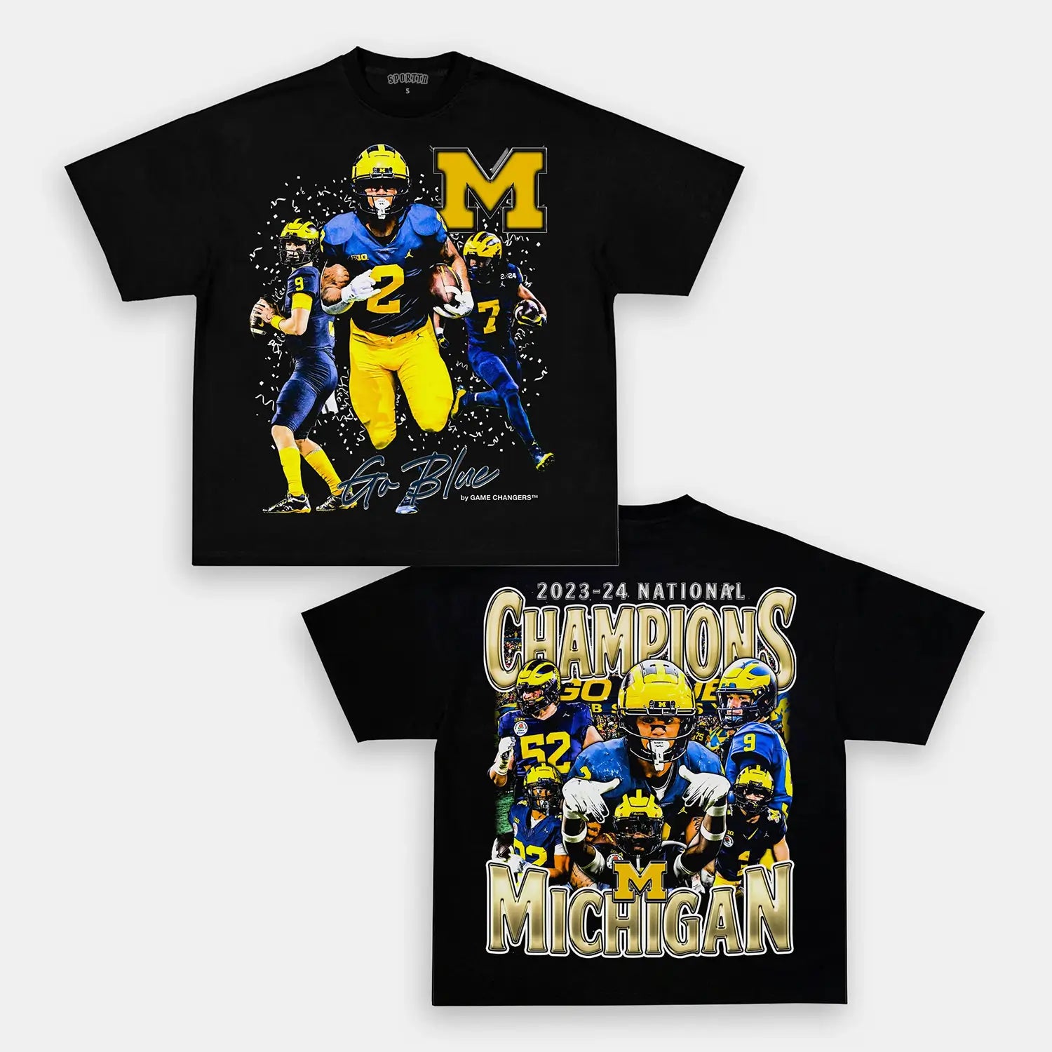 2023-24 NATIONAL CHAMPS - MICHIGAN TEE