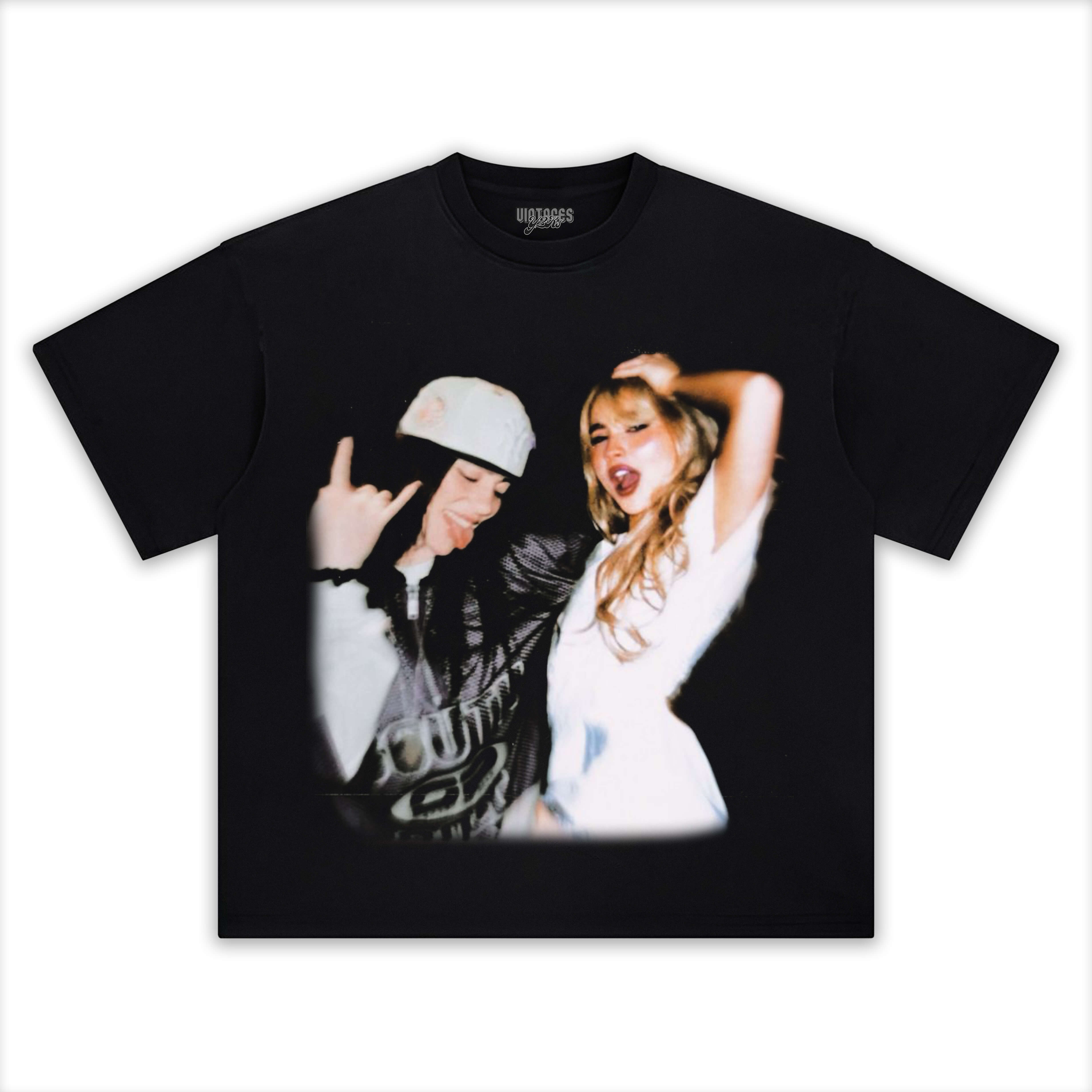 2025 SABRINA CARPENTER ＆ BILLIE EILISH TEE - Y2K VINTAGES