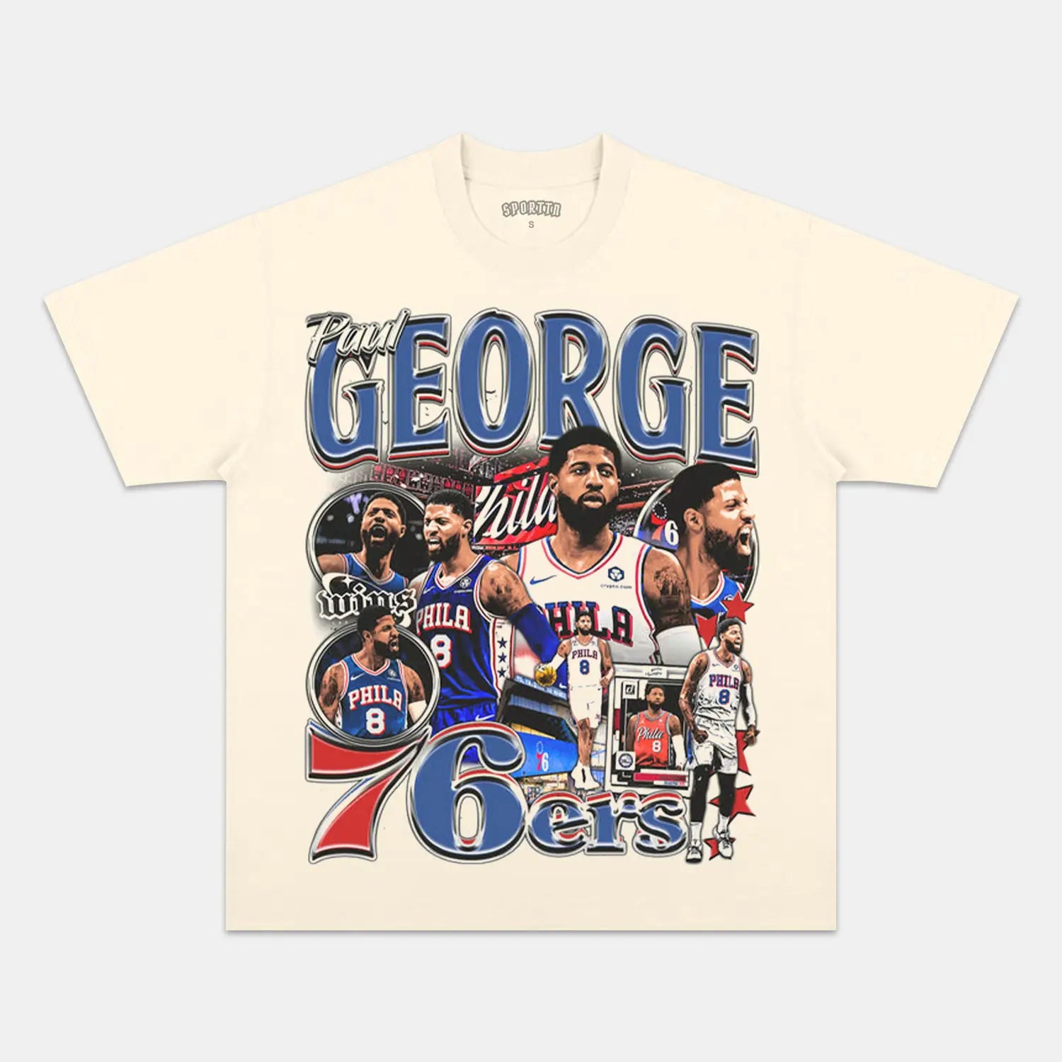 PAULGEORGE-SIXERS TEE