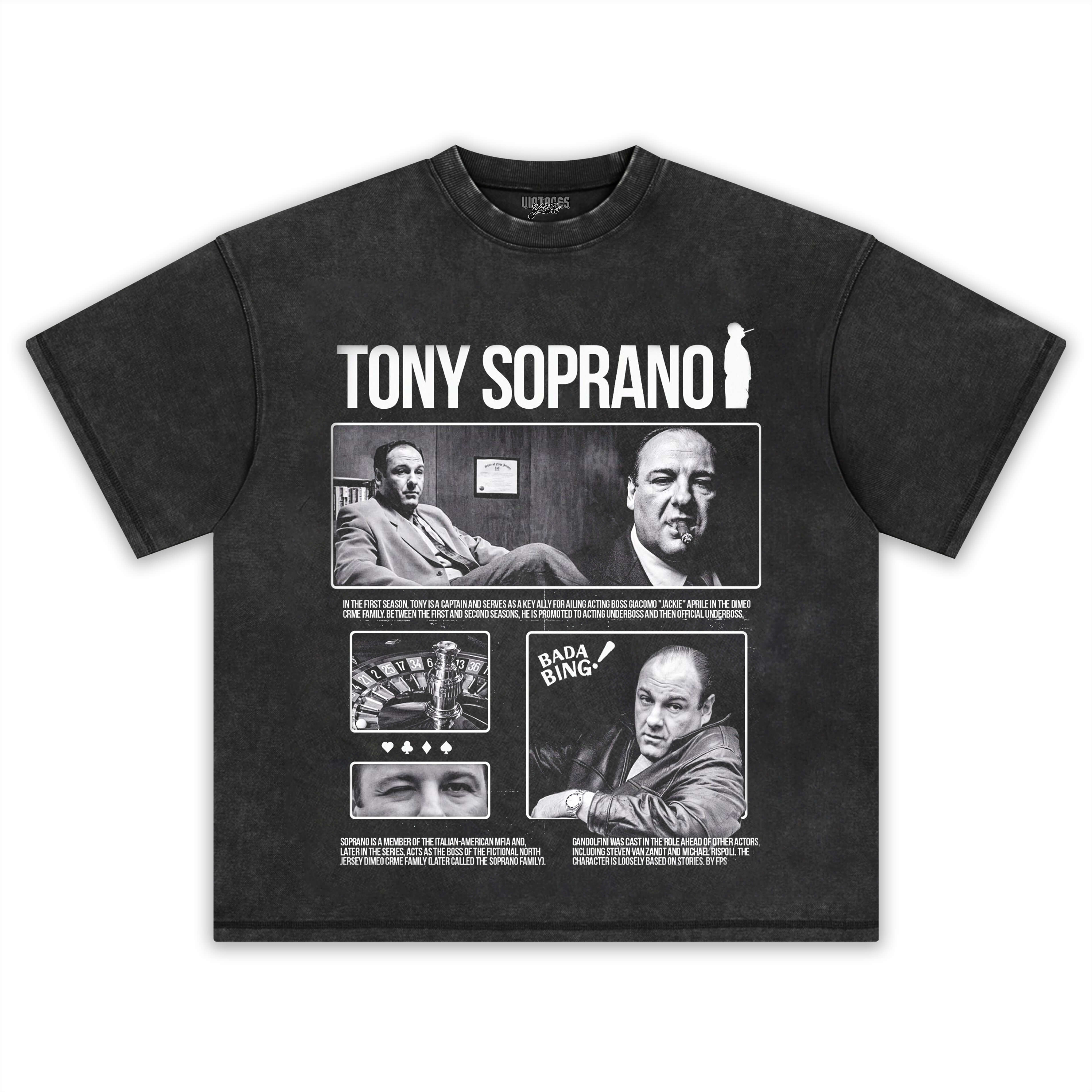 TONY SOPRANO FILM NOIR 5 TEE - Y2K VINTAGES