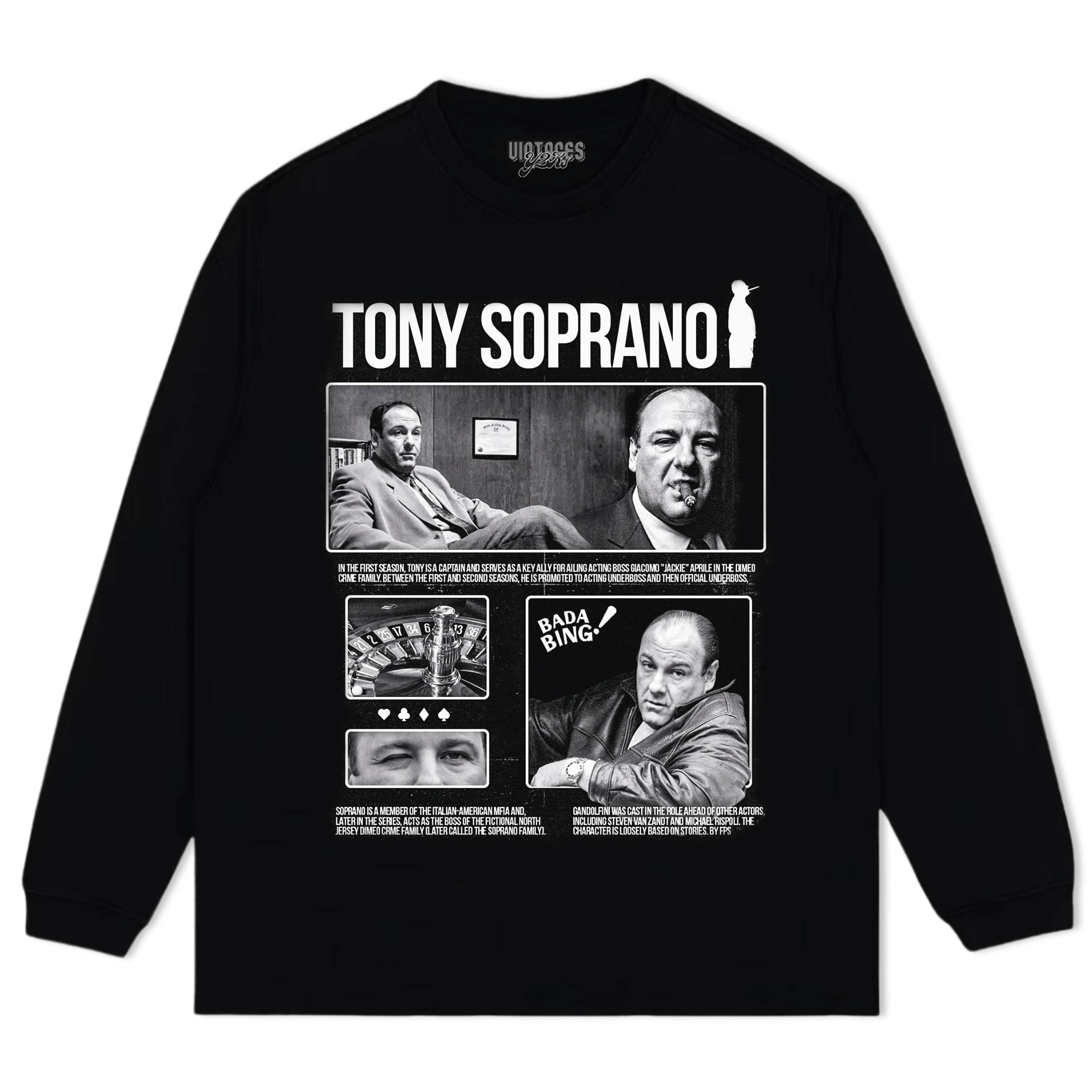 TONY SOPRANO FILM NOIR 5 TEE - Y2K VINTAGES