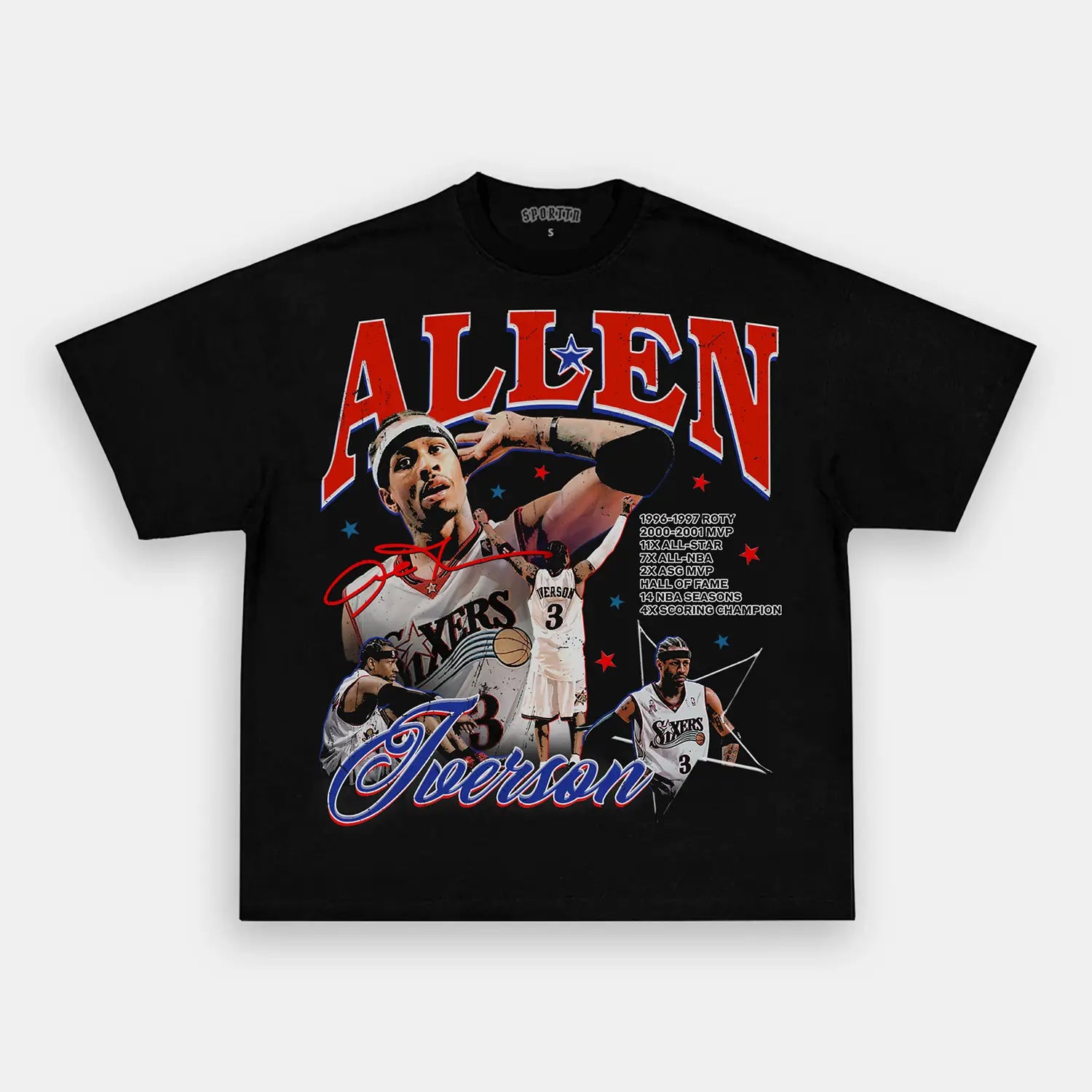 ALLEN IVERSON 2 TEE - Y2K VINTAGES