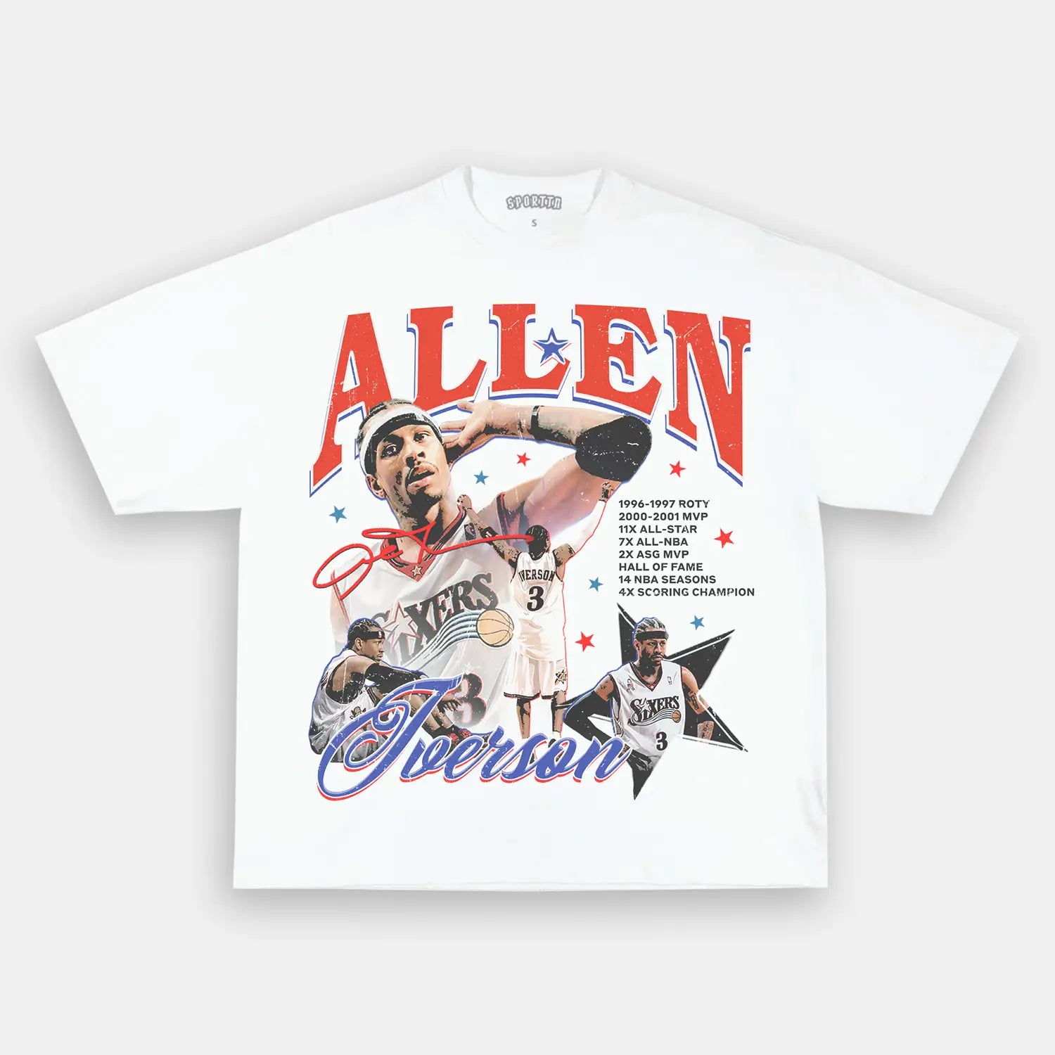 ALLEN IVERSON 2 TEE - Y2K VINTAGES