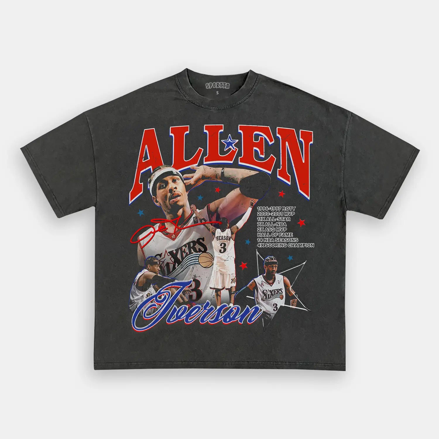 ALLEN IVERSON 2 TEE - Y2K VINTAGES