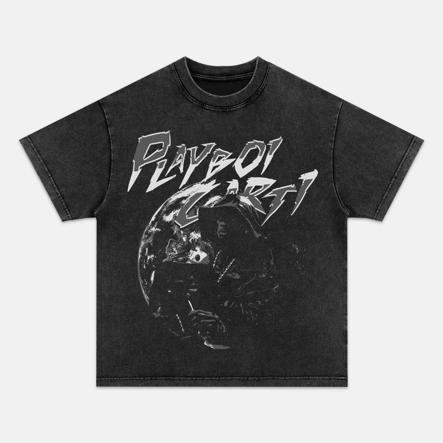 BLACK-CARTI-WORLD-TEE 1.0 - Y2K VINTAGES