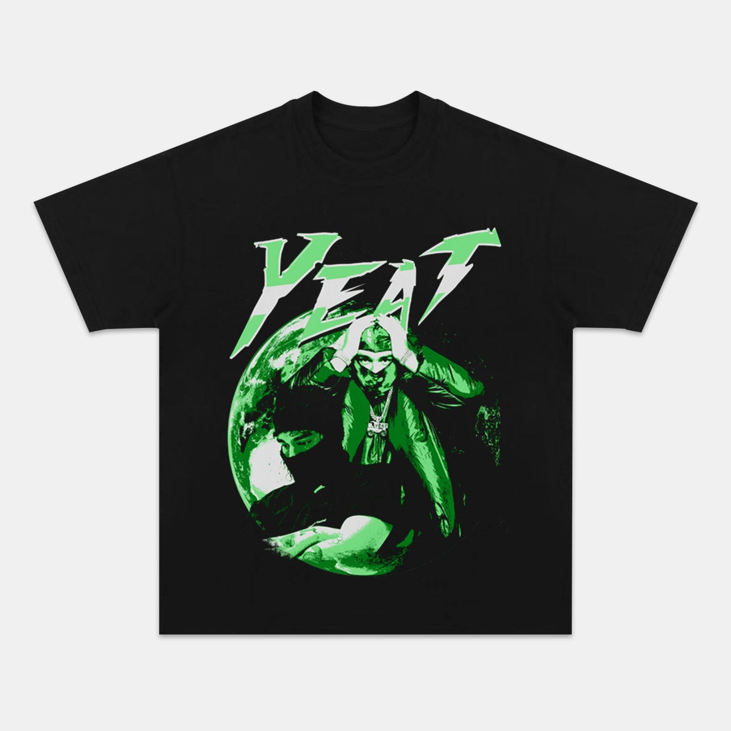 BLACK-YEAT-WORLD-TEE - Y2K VINTAGES