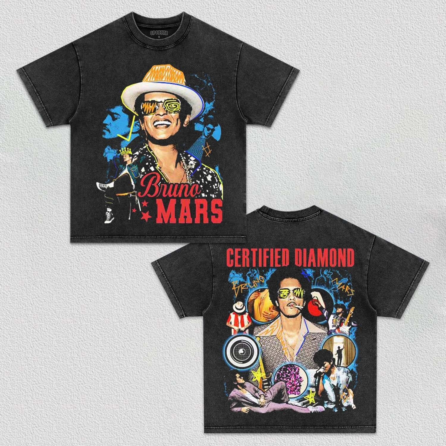 BRUNO MARS TEE - Y2K VINTAGES