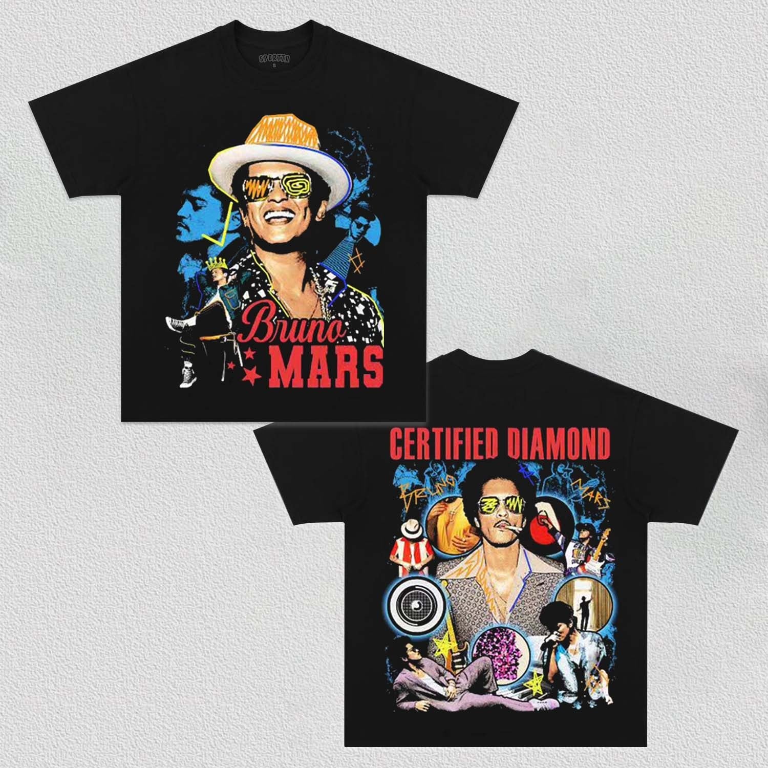 BRUNO MARS TEE - Y2K VINTAGES