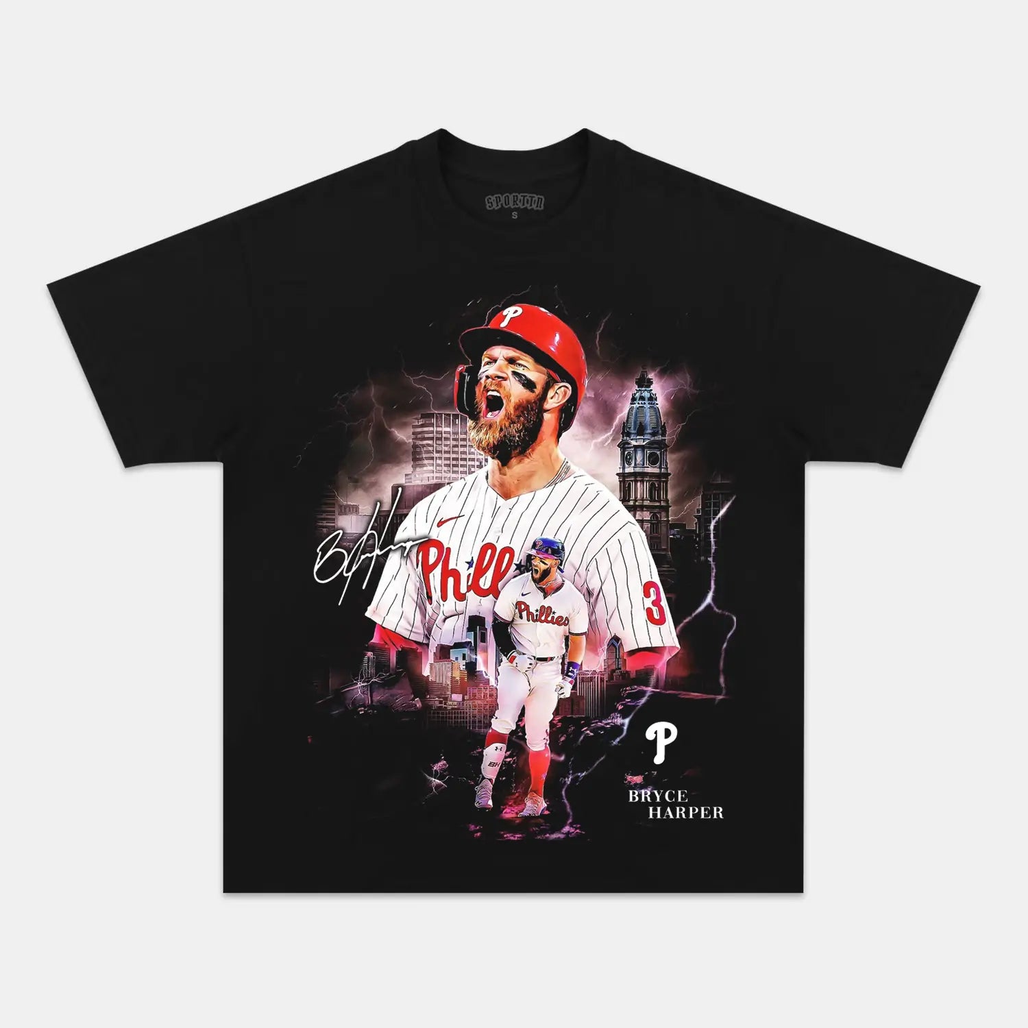 BRYCE HARPER V2 TEE - Y2K VINTAGES