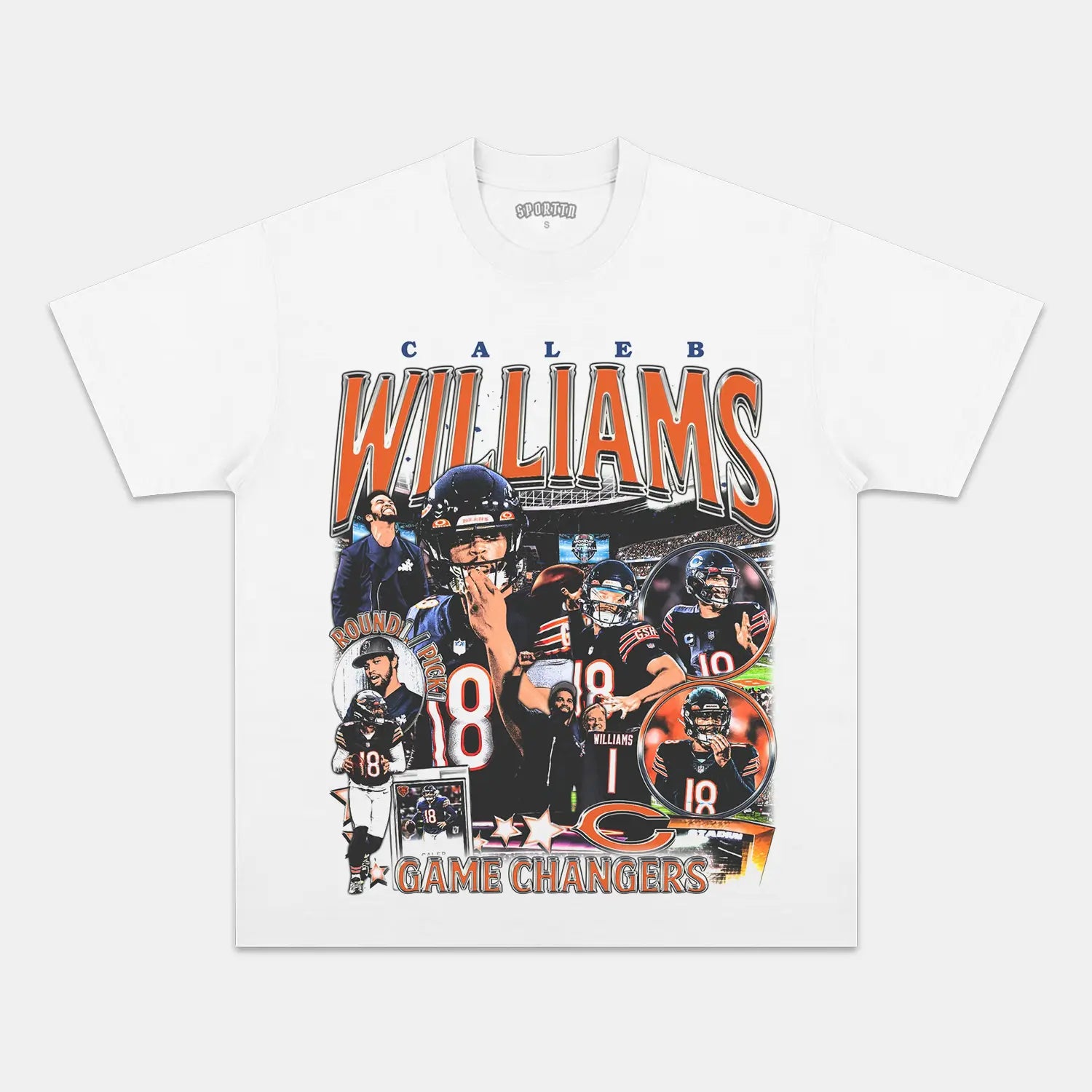 CALEB WILLIAMS - BEARS TEE - Y2K VINTAGES