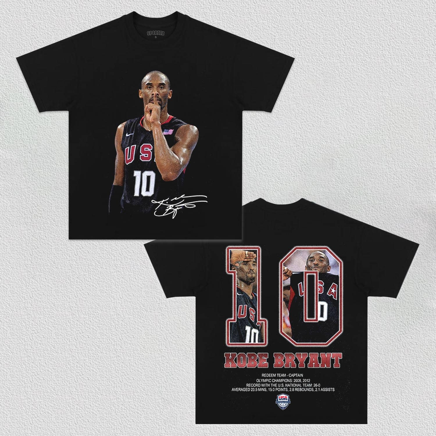 CAPTAIN AMERICA -KOBE TEE - Y2K VINTAGES