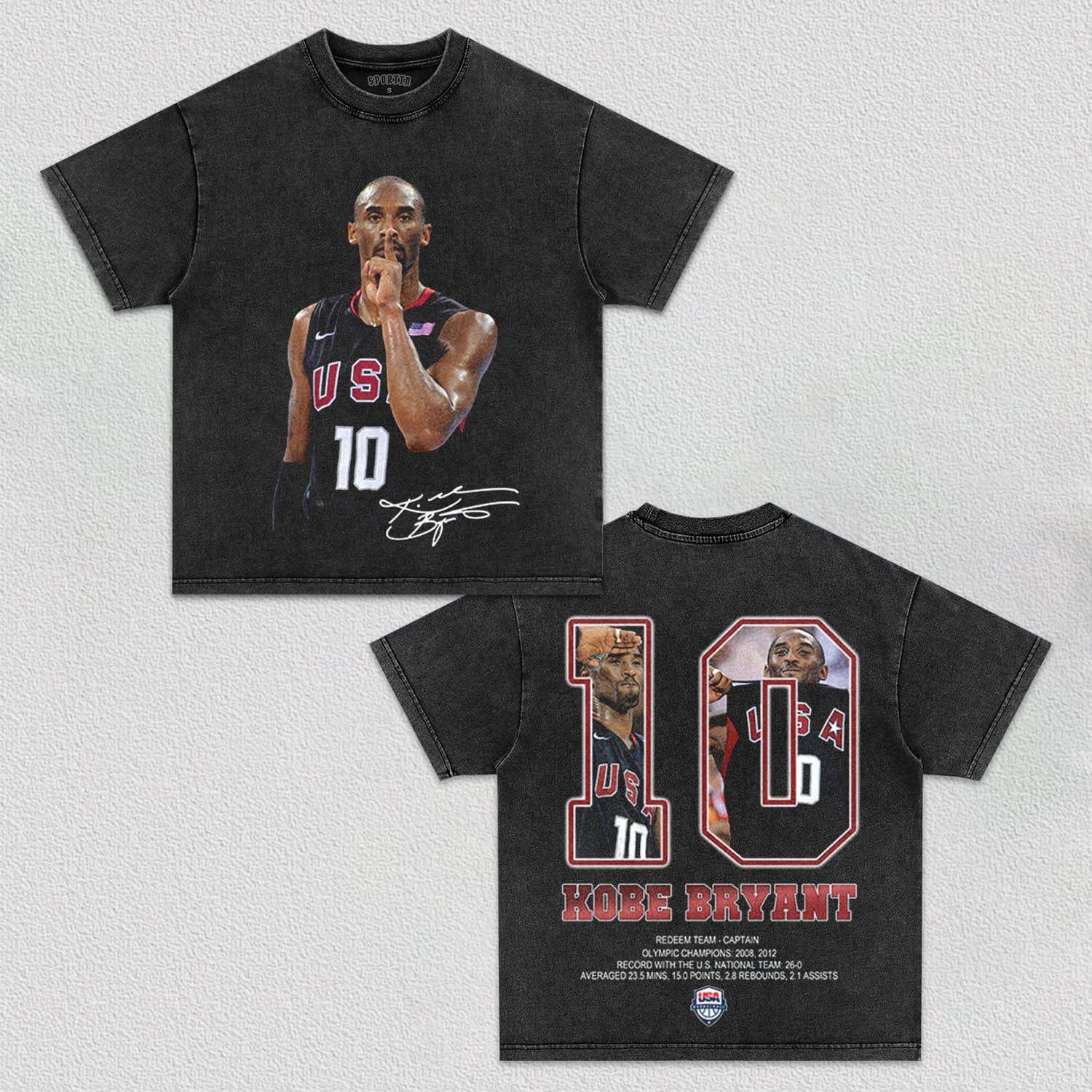 CAPTAIN AMERICA -KOBE TEE - Y2K VINTAGES