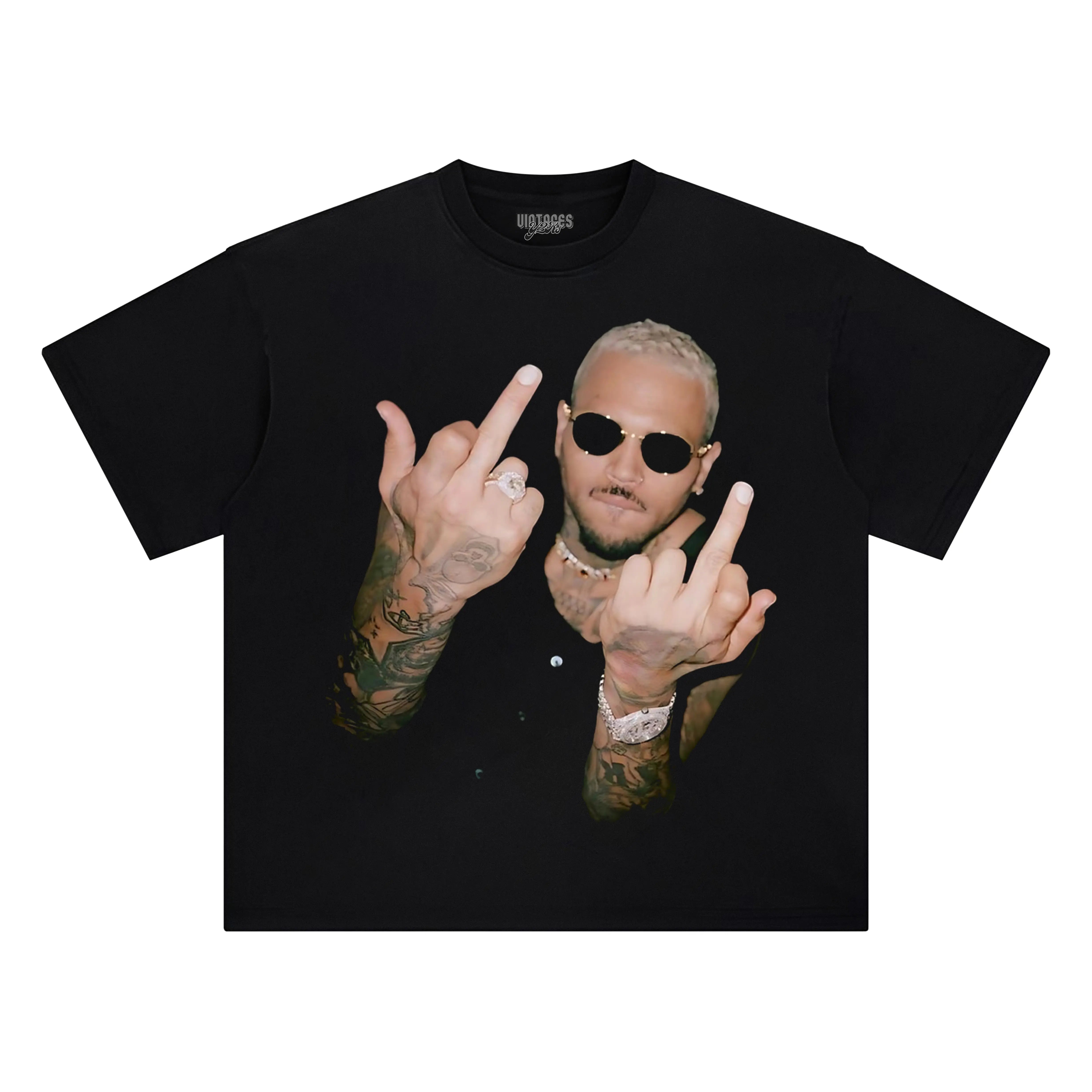 CHRIS BROWN NEW 2.0 TEE - Y2K VINTAGES