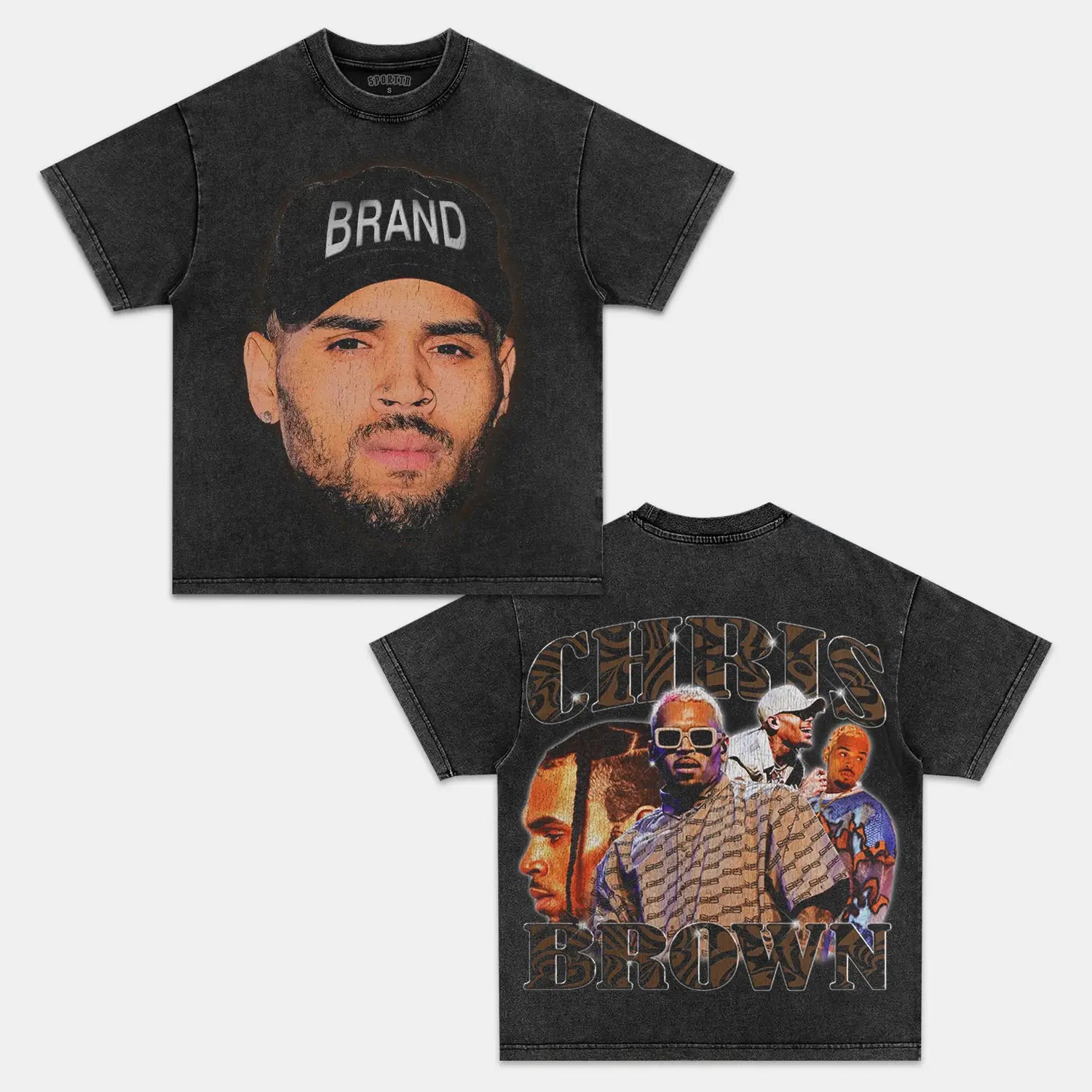 CHRIS BROWN V6 TEE - Y2K VINTAGES