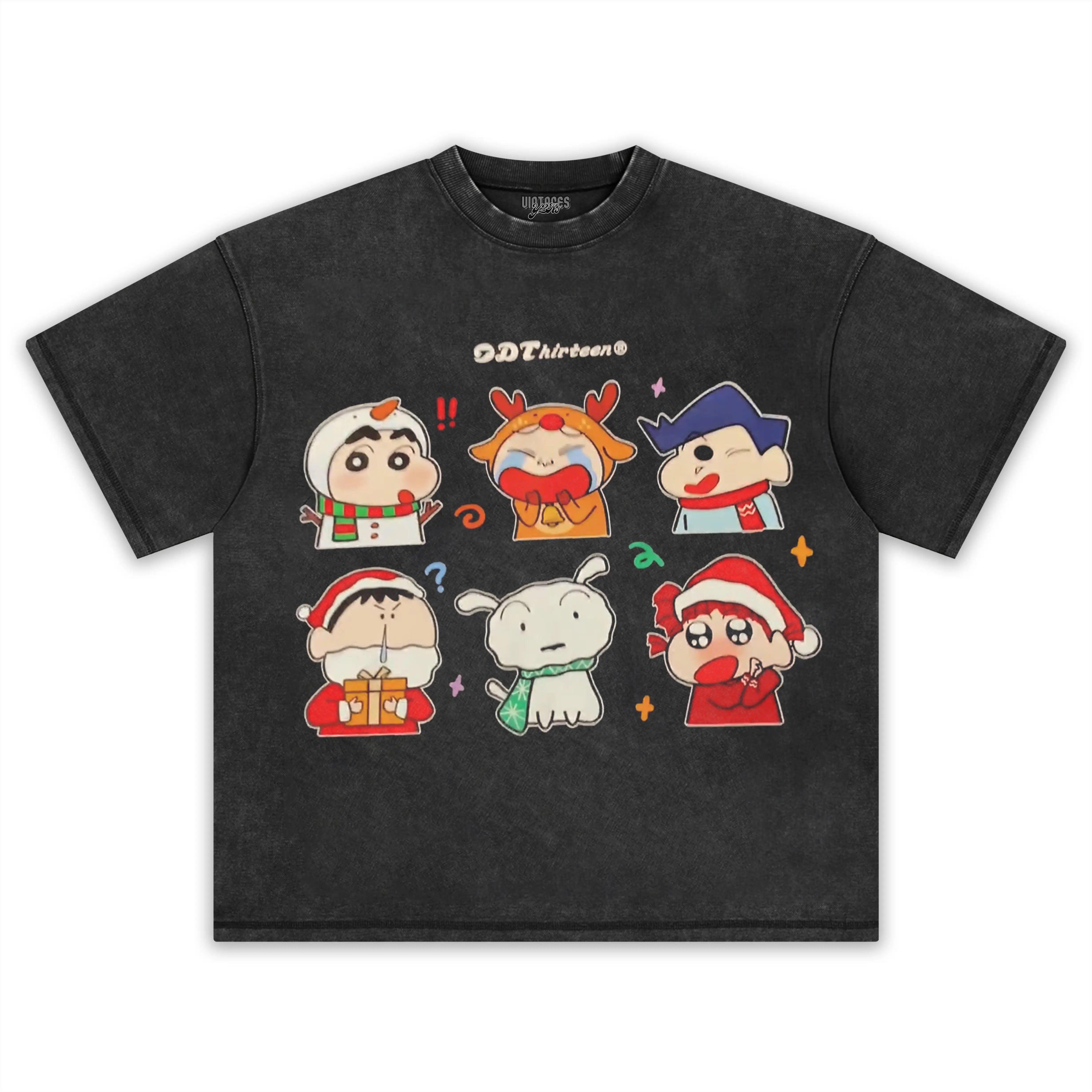 CHRISTMAS SHIN CHAN TEE - Y2K VINTAGES