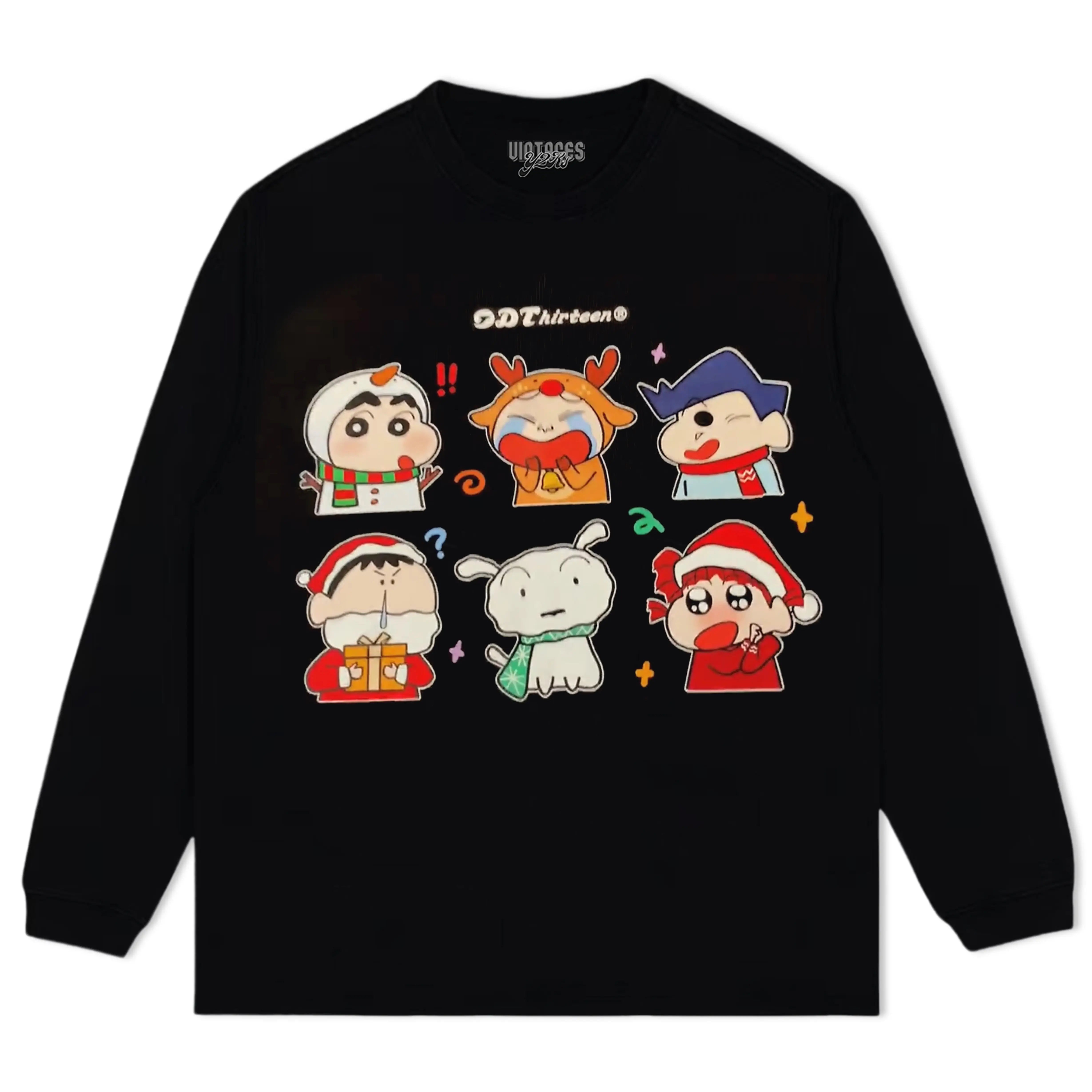 CHRISTMAS SHIN CHAN TEE - Y2K VINTAGES