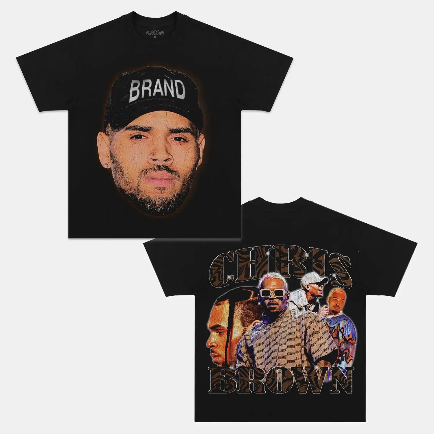 CHRIS BROWN V6 TEE - Y2K VINTAGES