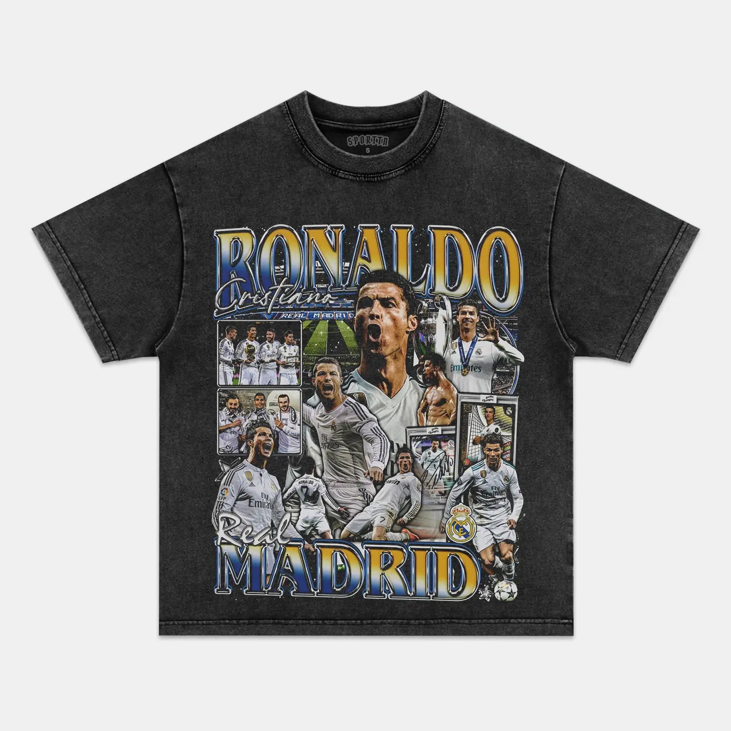 CRISTIANO RONALDO V8 TEE - Y2K VINTAGES