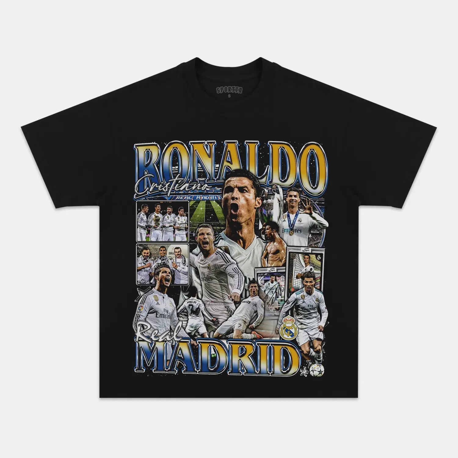 CRISTIANO RONALDO V8 TEE - Y2K VINTAGES