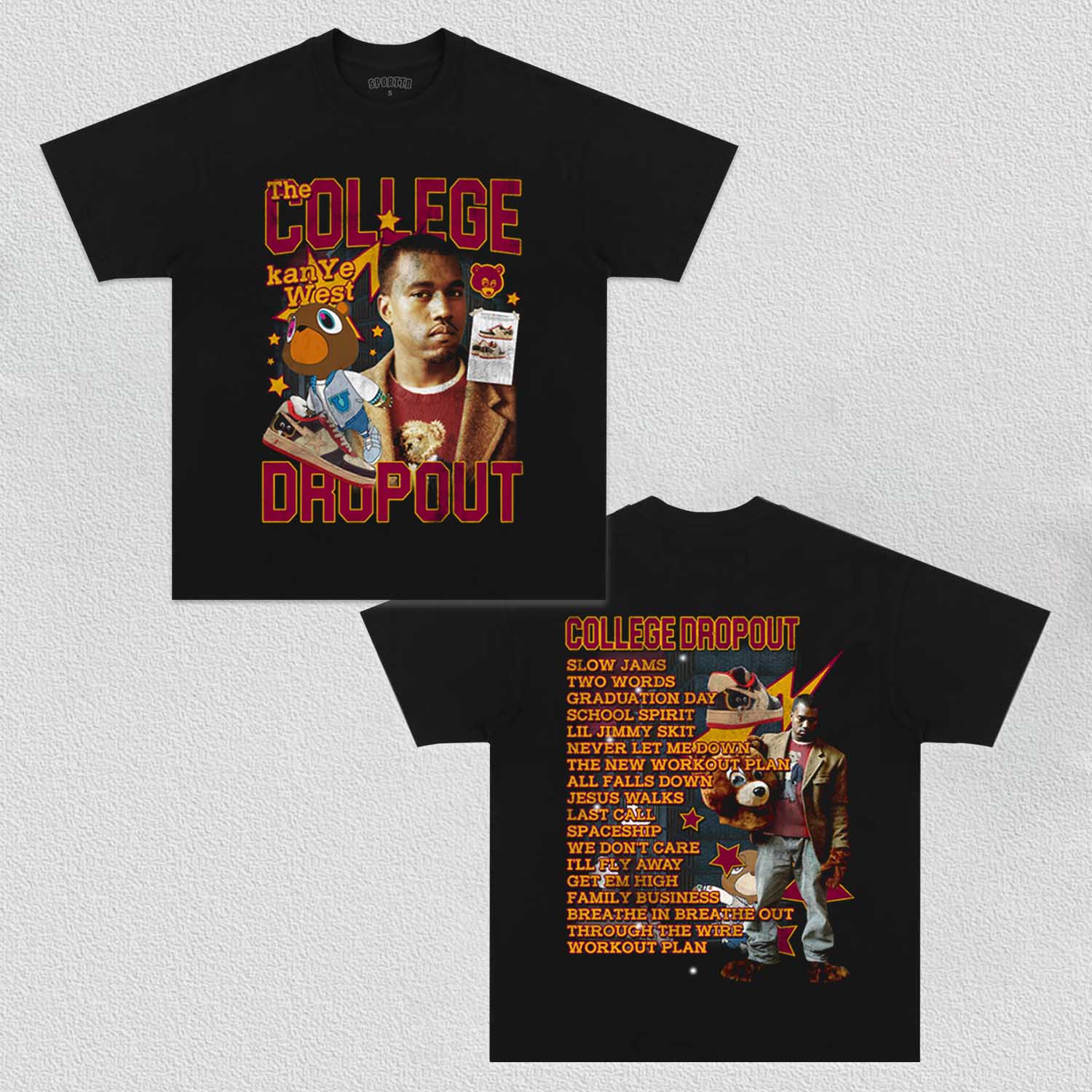 COLLEGE DROPOUT TEE - Y2K VINTAGES