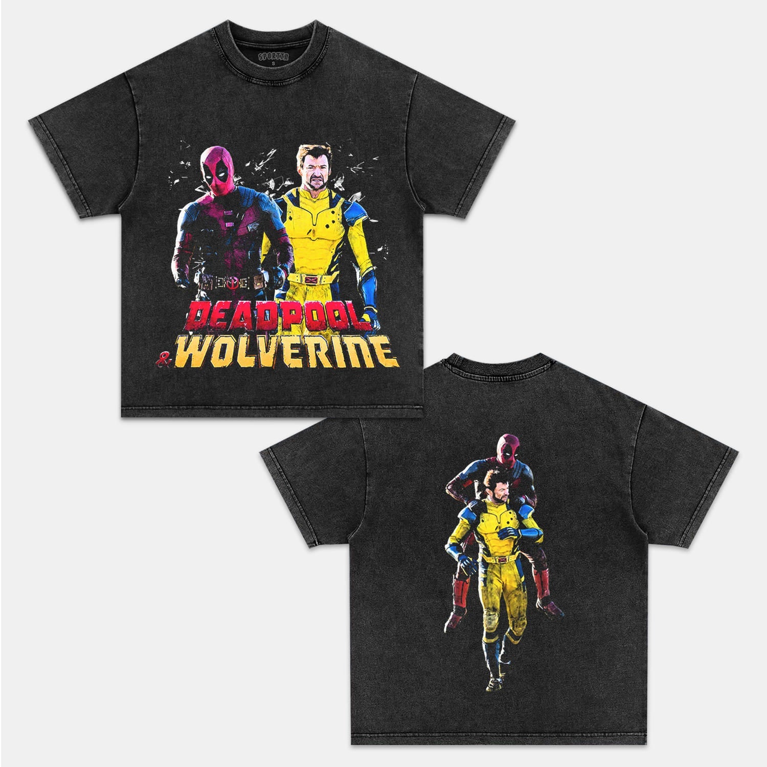 DEADPOOL AND WEOLVERINE TEE - Y2K VINTAGES