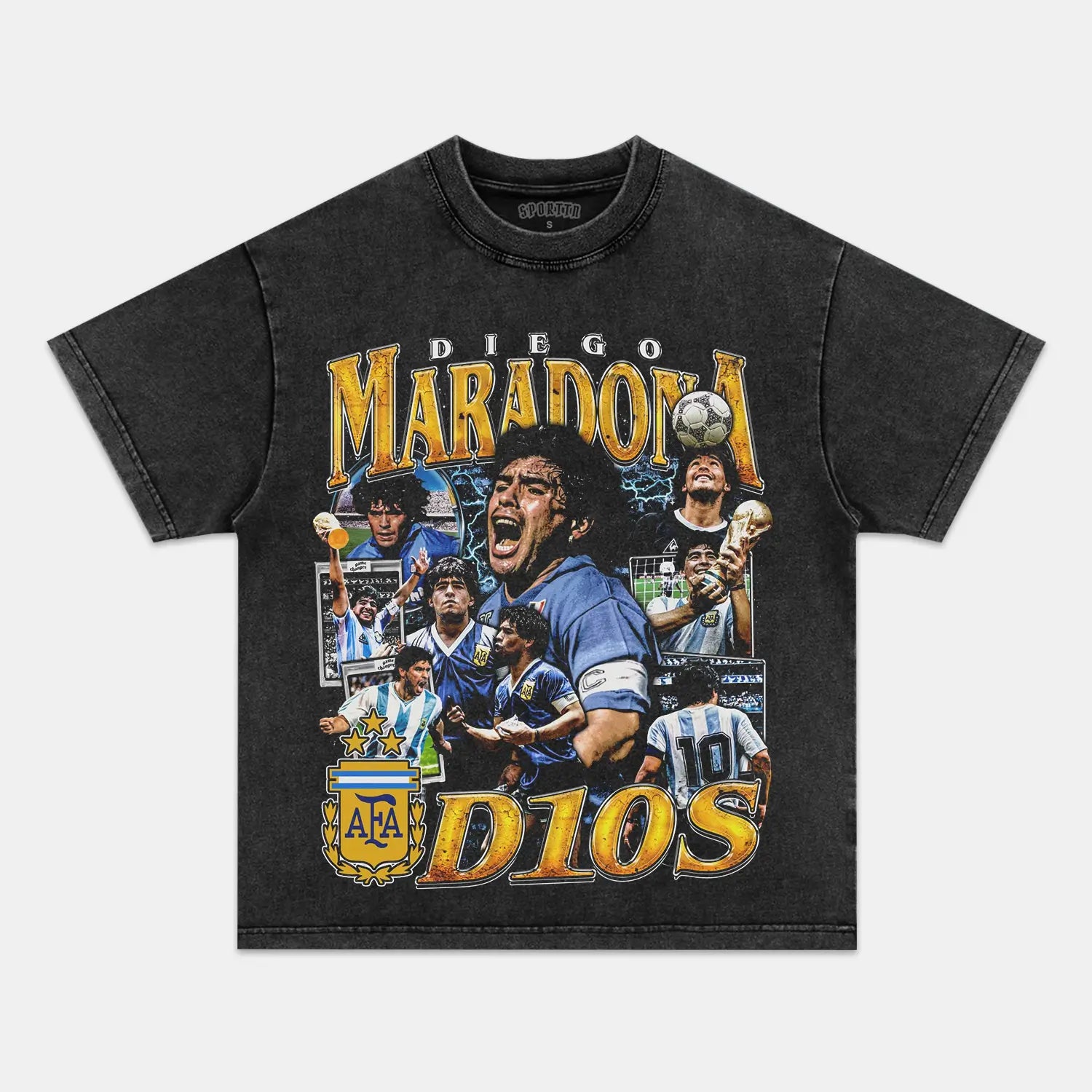 DIEGO MARADONA V2 TEE - Y2K VINTAGES