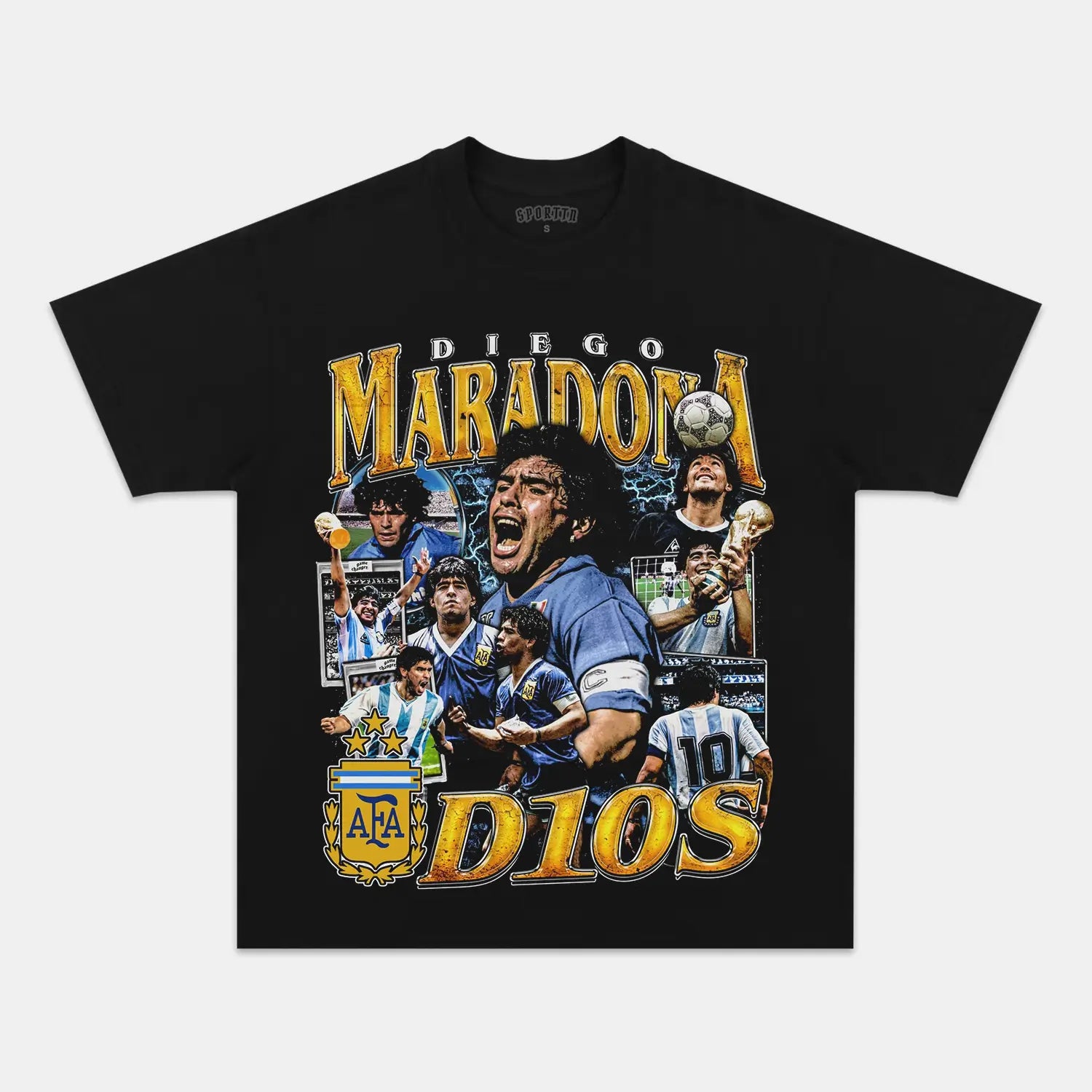 DIEGO MARADONA V2 TEE - Y2K VINTAGES