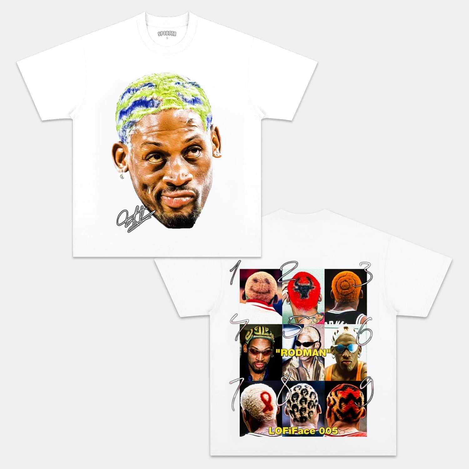 DENNIS RODMAN TEE 6.0 - Y2K VINTAGES