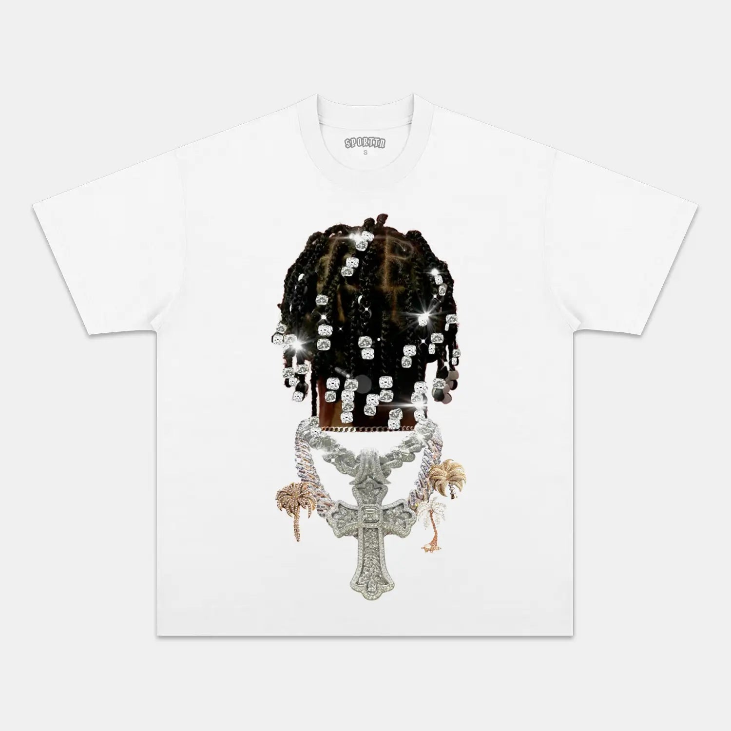 DIAMOND NECKLACE TEE