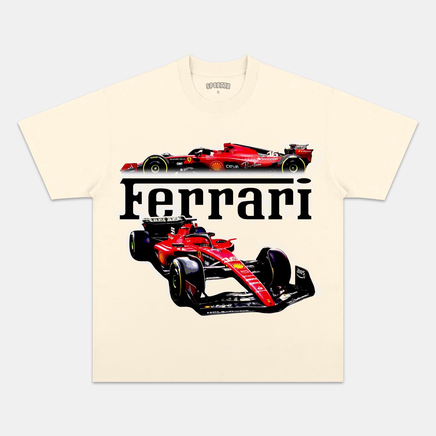 FARRARI F1 RACING TEE - Y2K VINTAGES