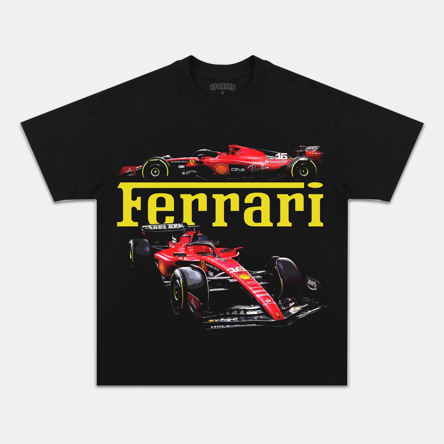 FARRARI F1 RACING TEE - Y2K VINTAGES