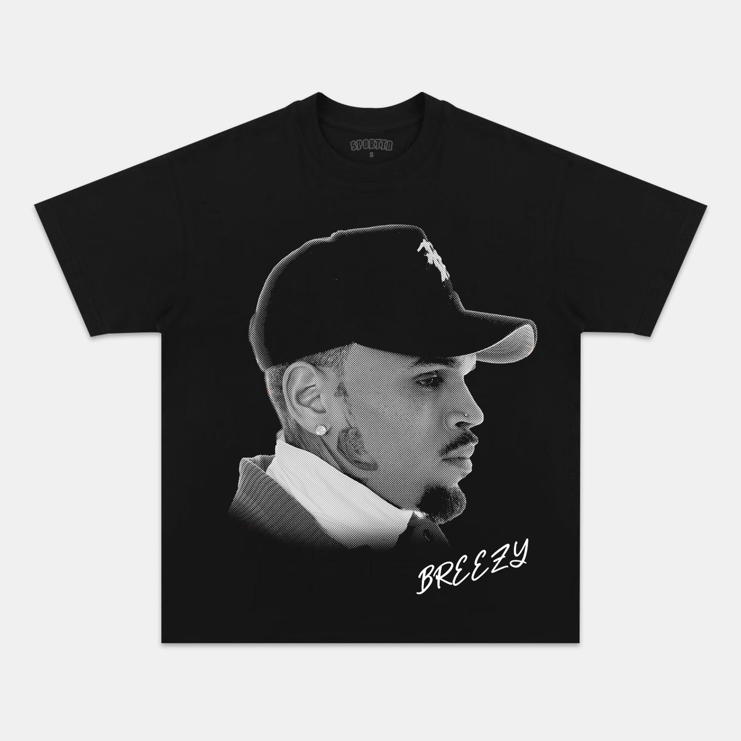 CHRIS BROWN BIG FACE 6V TEE - Y2K VINTAGES