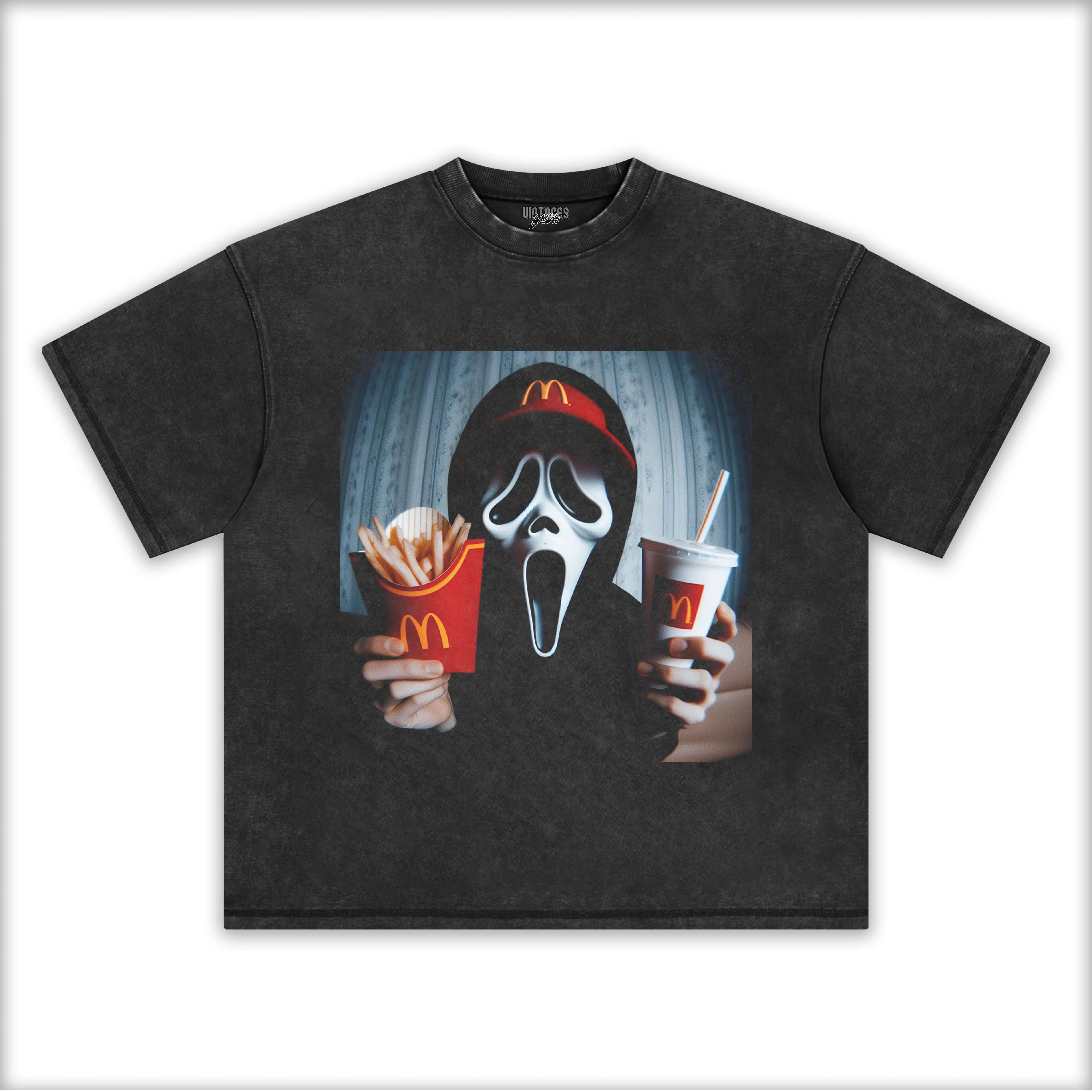 GHOSTFACE FASTFOOD TEE - Y2K VINTAGES