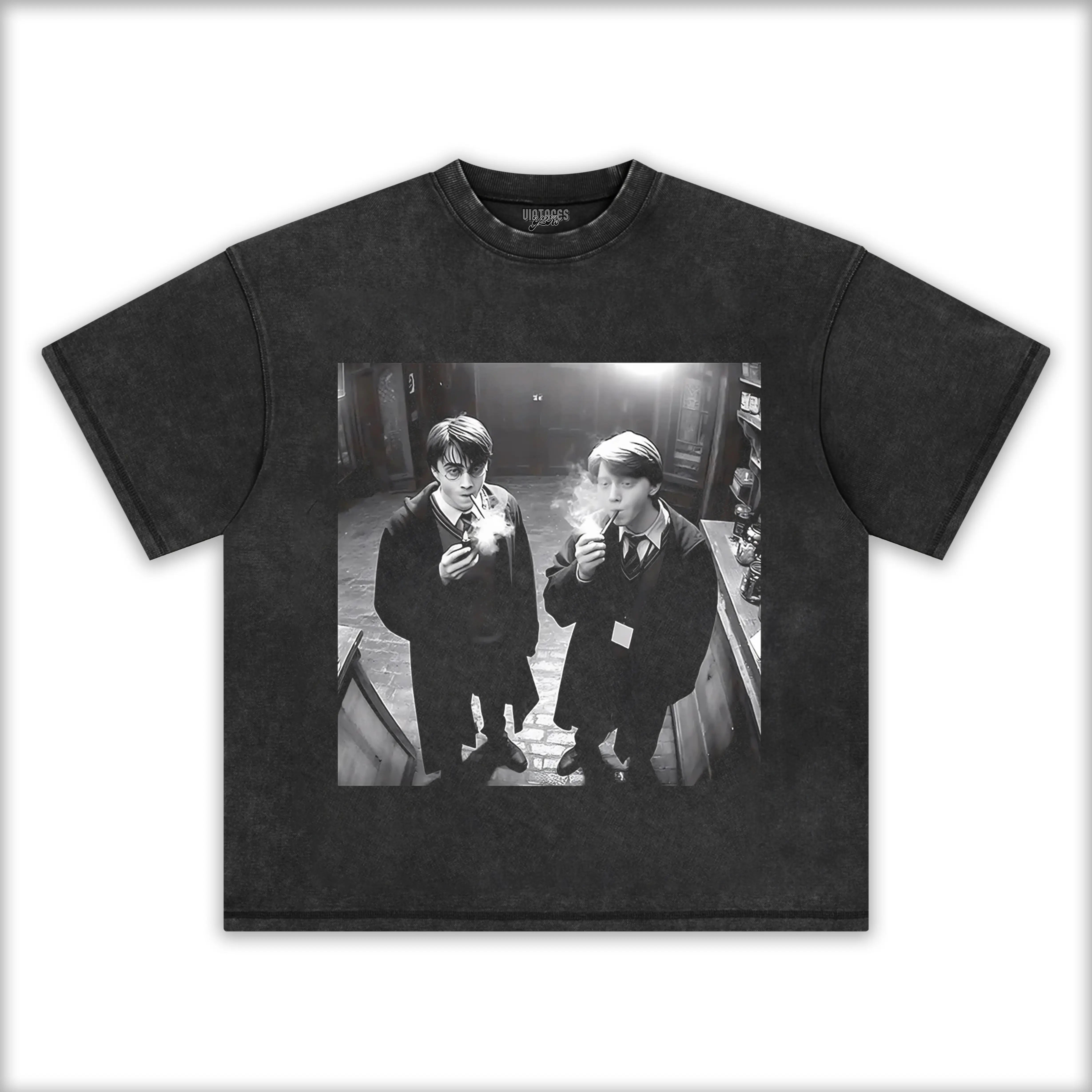 HARRY AND RON SMOKING TEE - Y2K VINTAGES