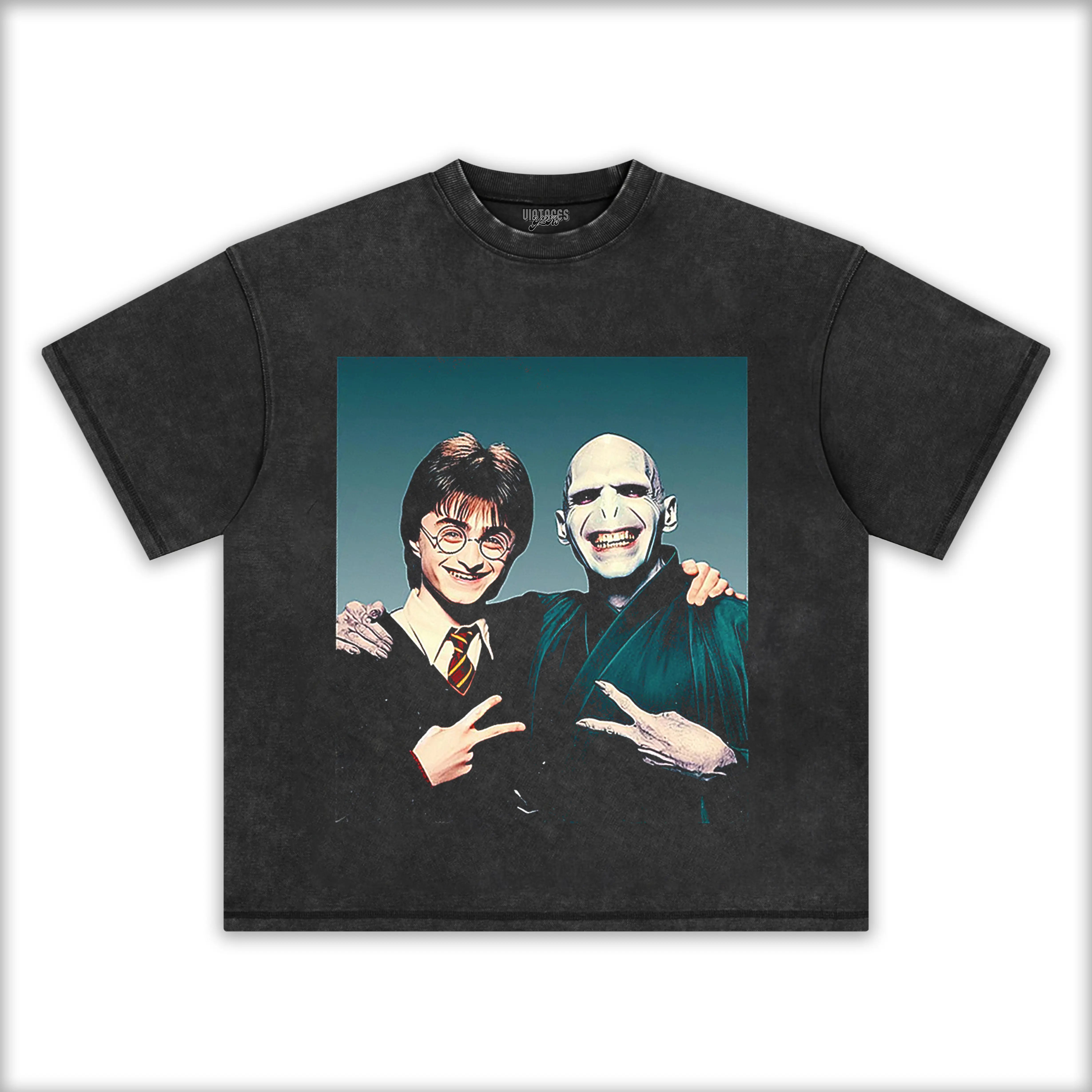 HARRY AND VOLDEMORT SELFIE TEE - Y2K VINTAGES