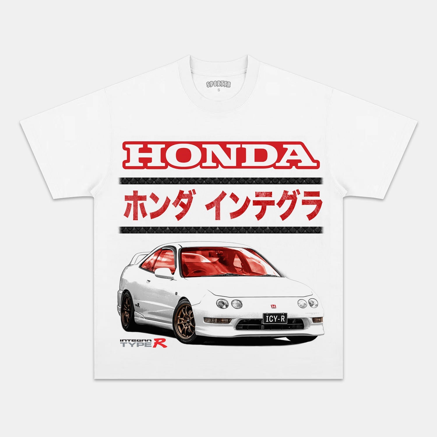 HONDA INTEGRA TYPE R JDM RACING TEE - Y2K VINTAGES