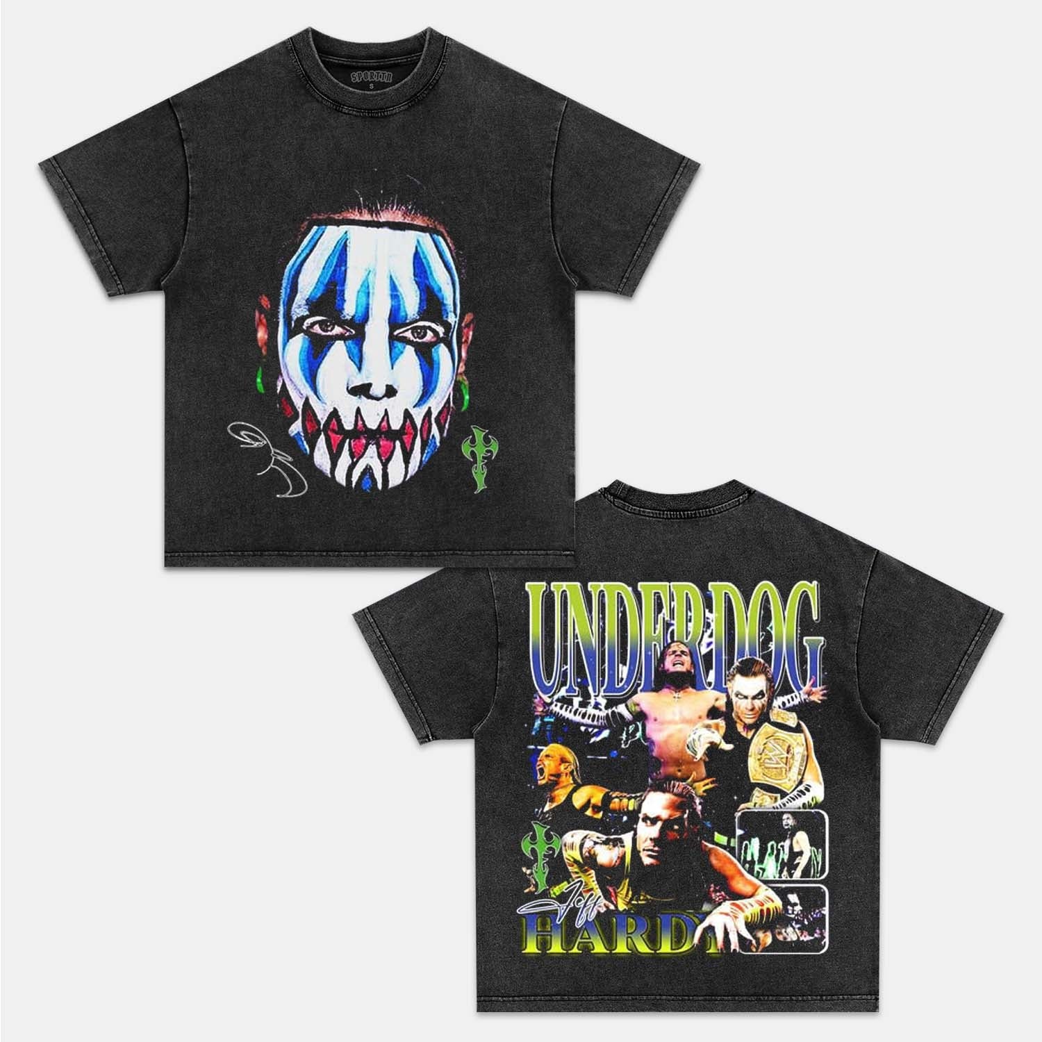 JEFF HARDY 2V TEE - Y2K VINTAGES