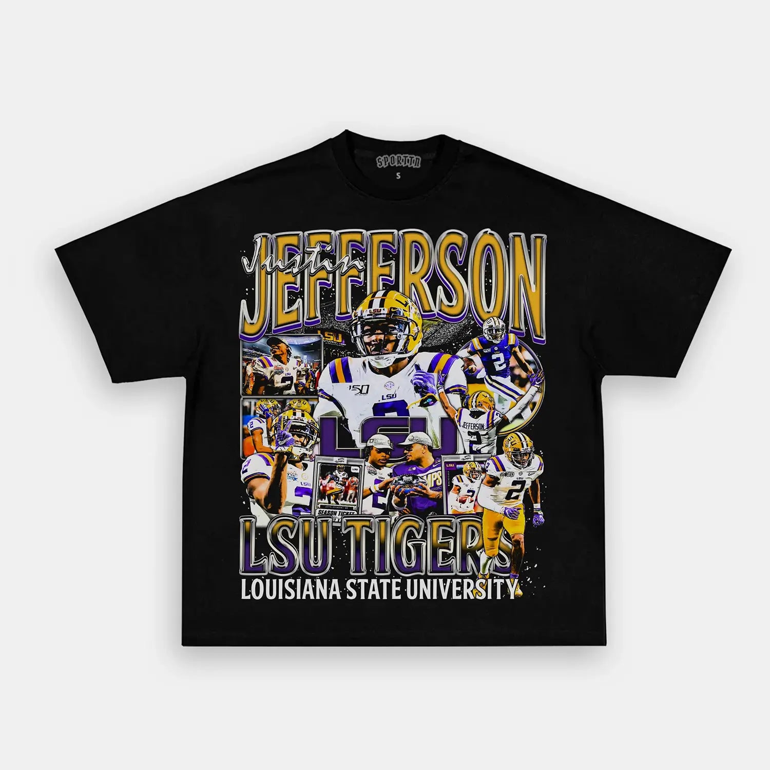 JUSTIN JEFFERSON - LSU TEE  2.0