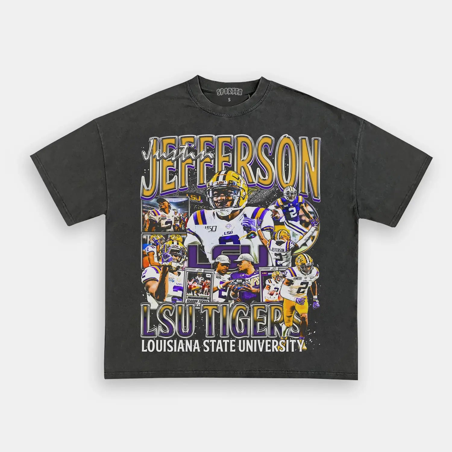 JUSTIN JEFFERSON - LSU TEE  2.0