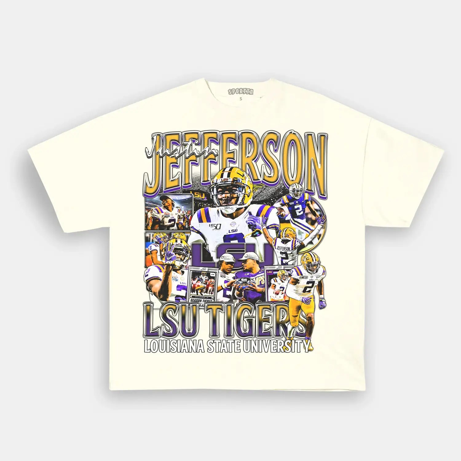 JUSTIN JEFFERSON - LSU TEE  2.0