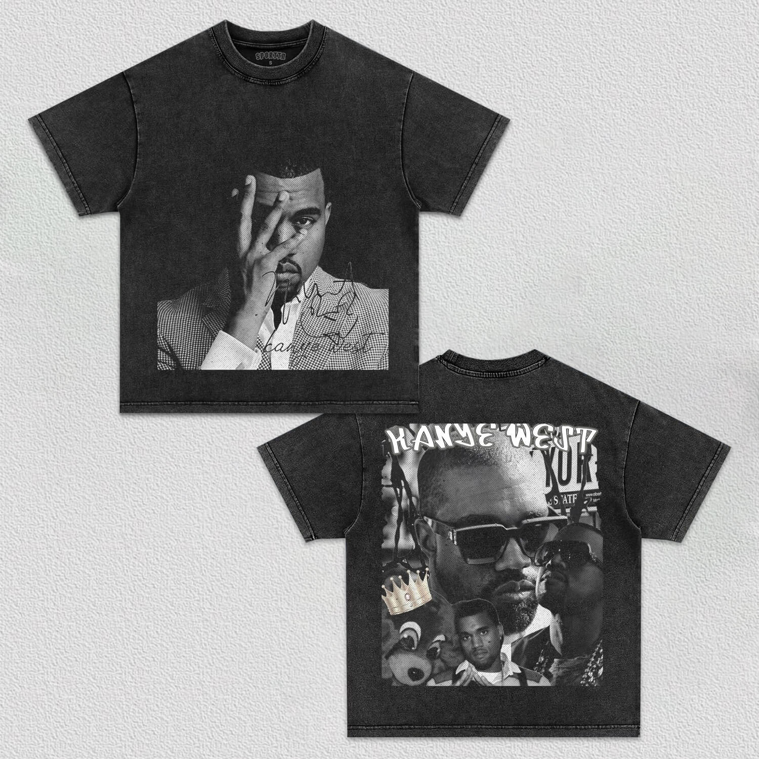 KANYE WEST 6V TEE - Y2K VINTAGES