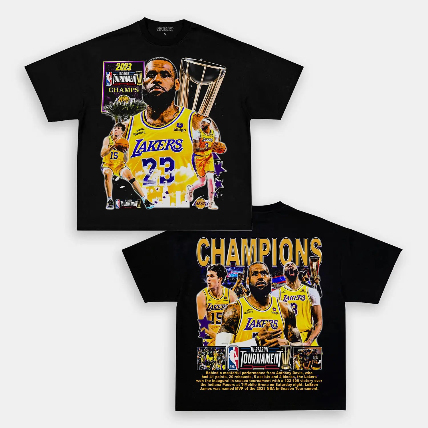 LAKERS IST CHAMPS F2 TEE