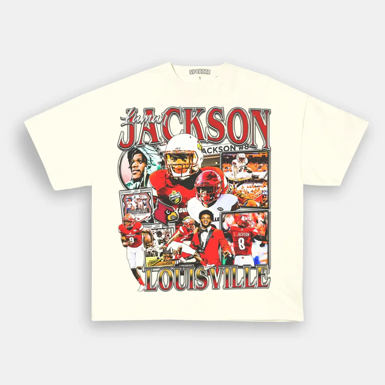 LAMAR JACKSON LOUISVILLE 5T TEE