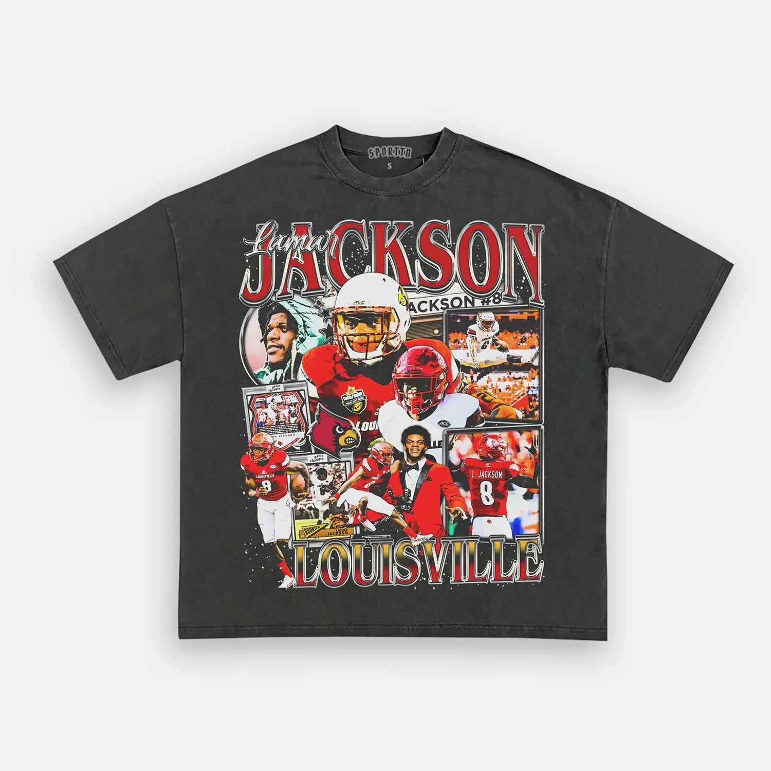 LAMAR JACKSON LOUISVILLE 5T TEE