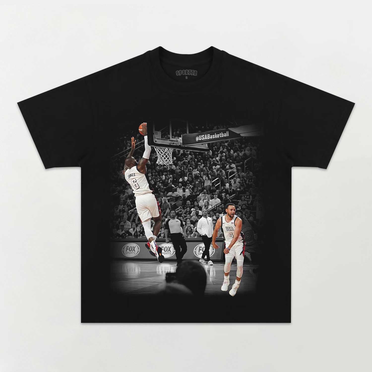 LEBRON JAMES AND STEPHEN CURRY TEE - Y2K VINTAGES