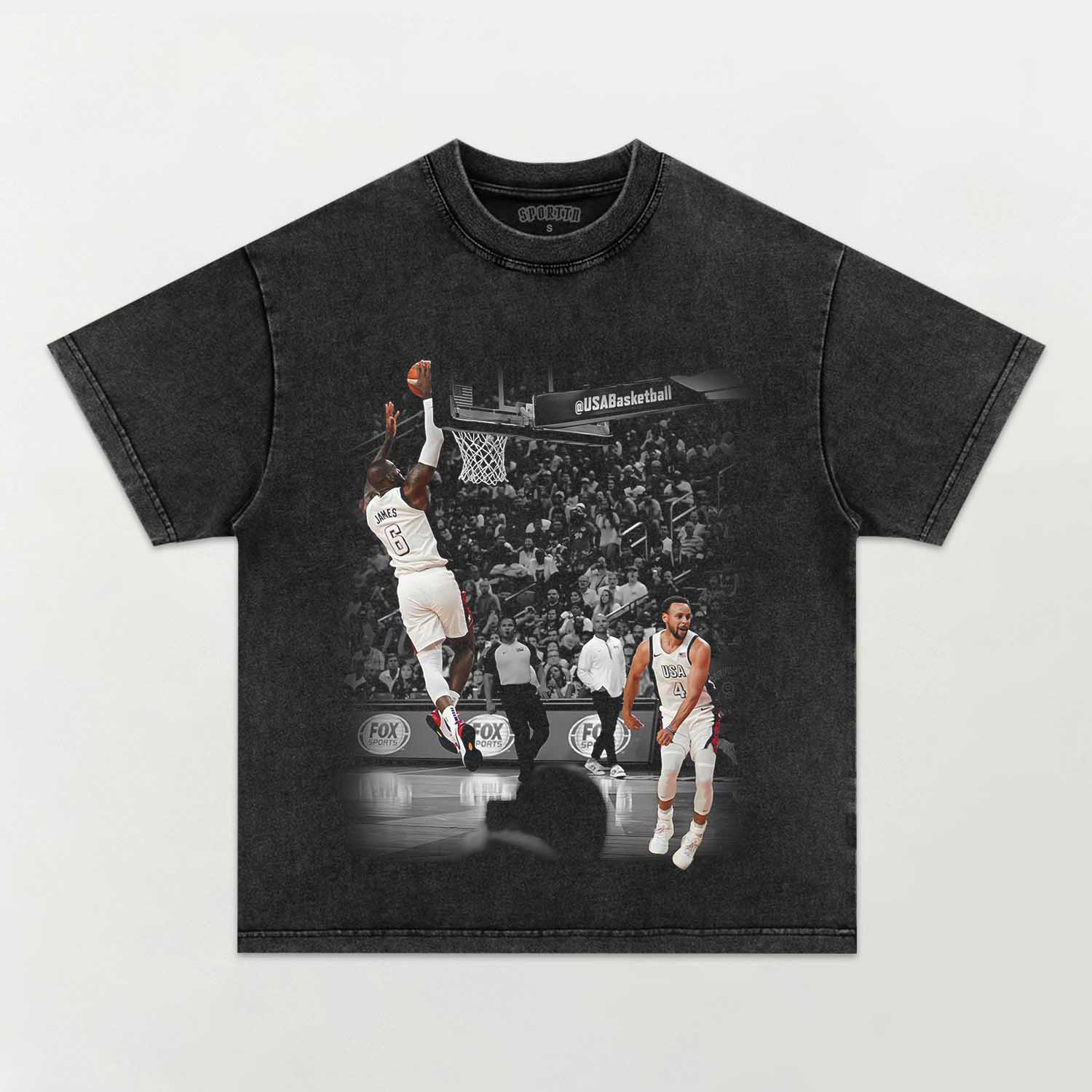 LEBRON JAMES AND STEPHEN CURRY TEE - Y2K VINTAGES