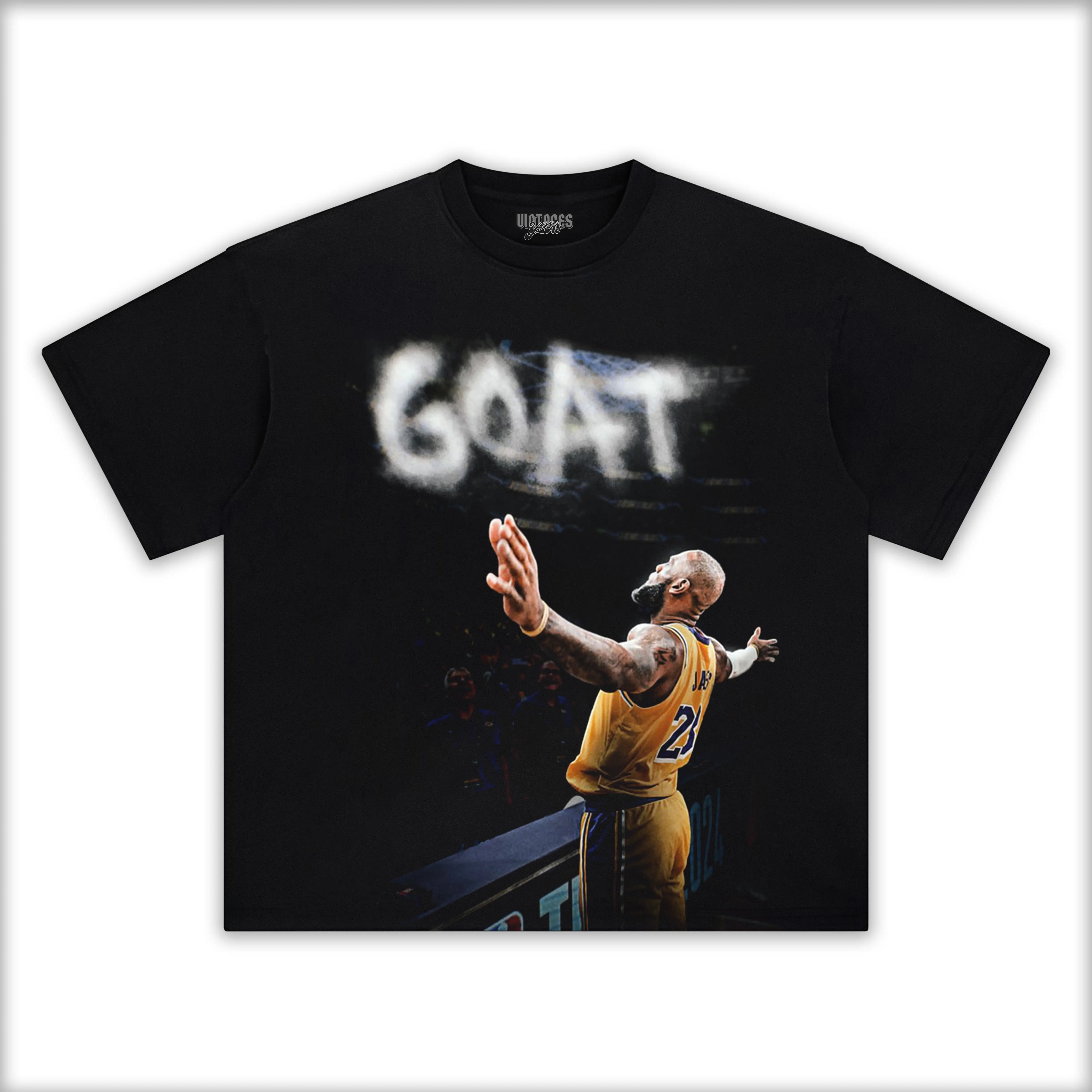 LEBRON JAMES GOAT TEE - Y2K VINTAGES