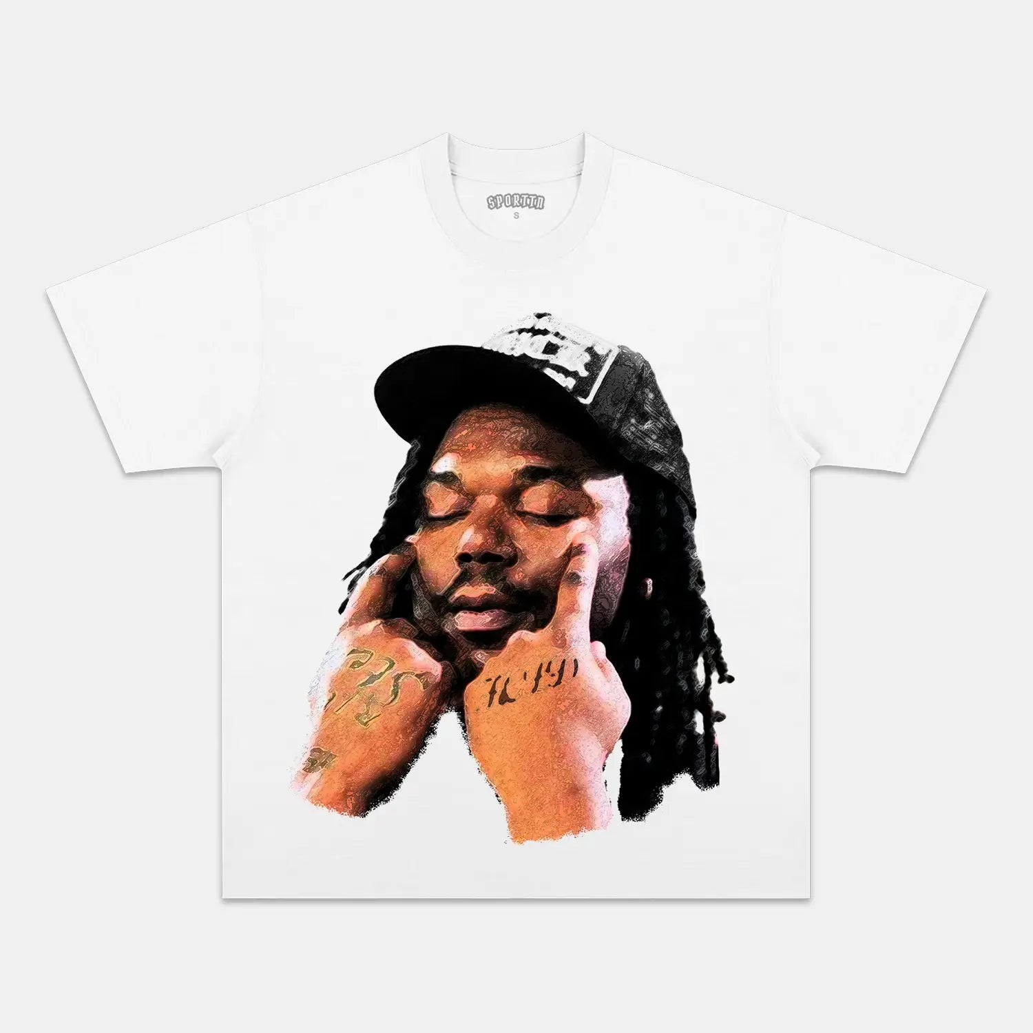 LUCKI BIG FACE 3V TEE